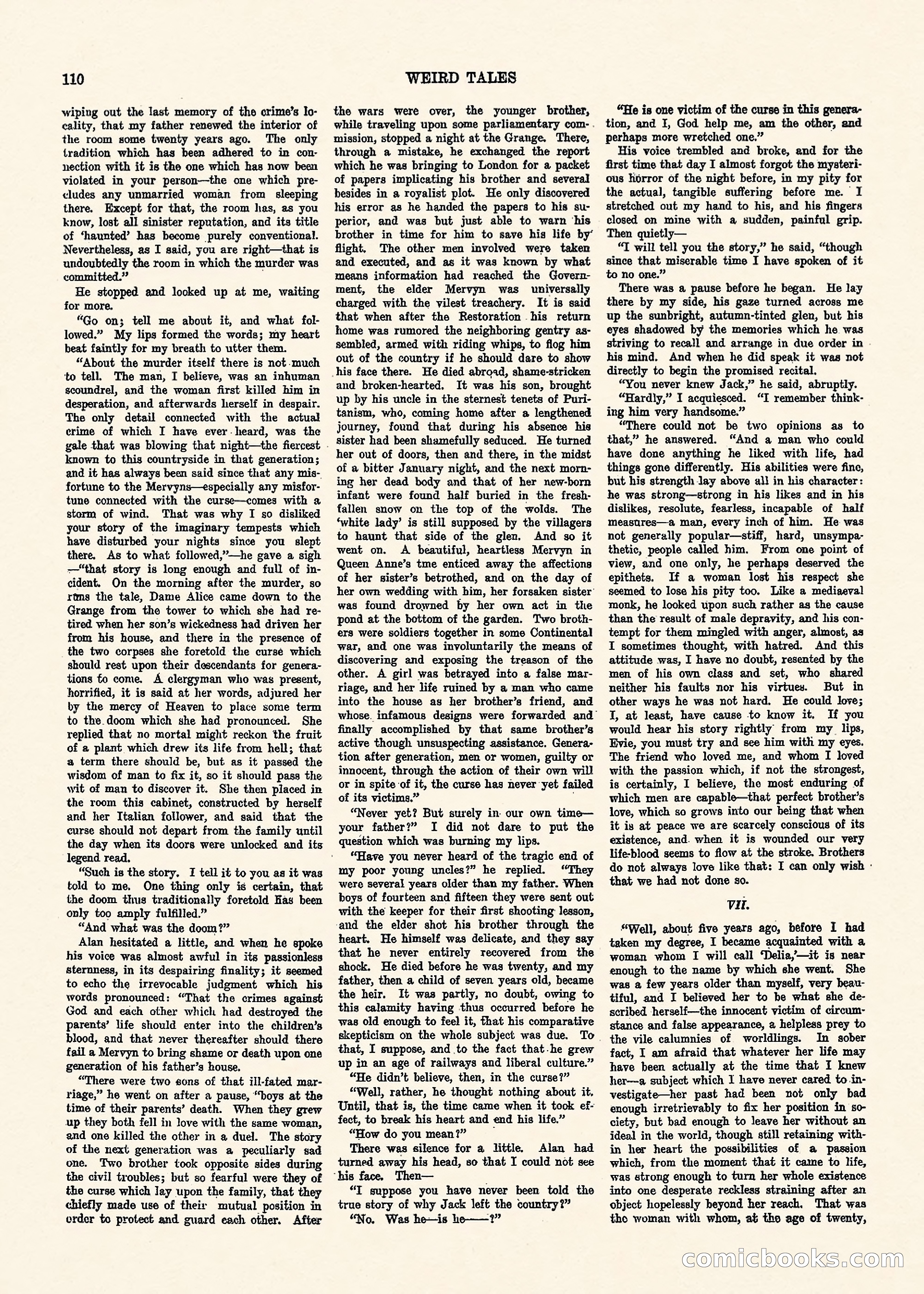 Weird Tales, Vol. 1, No. 3 — page 111 of 122