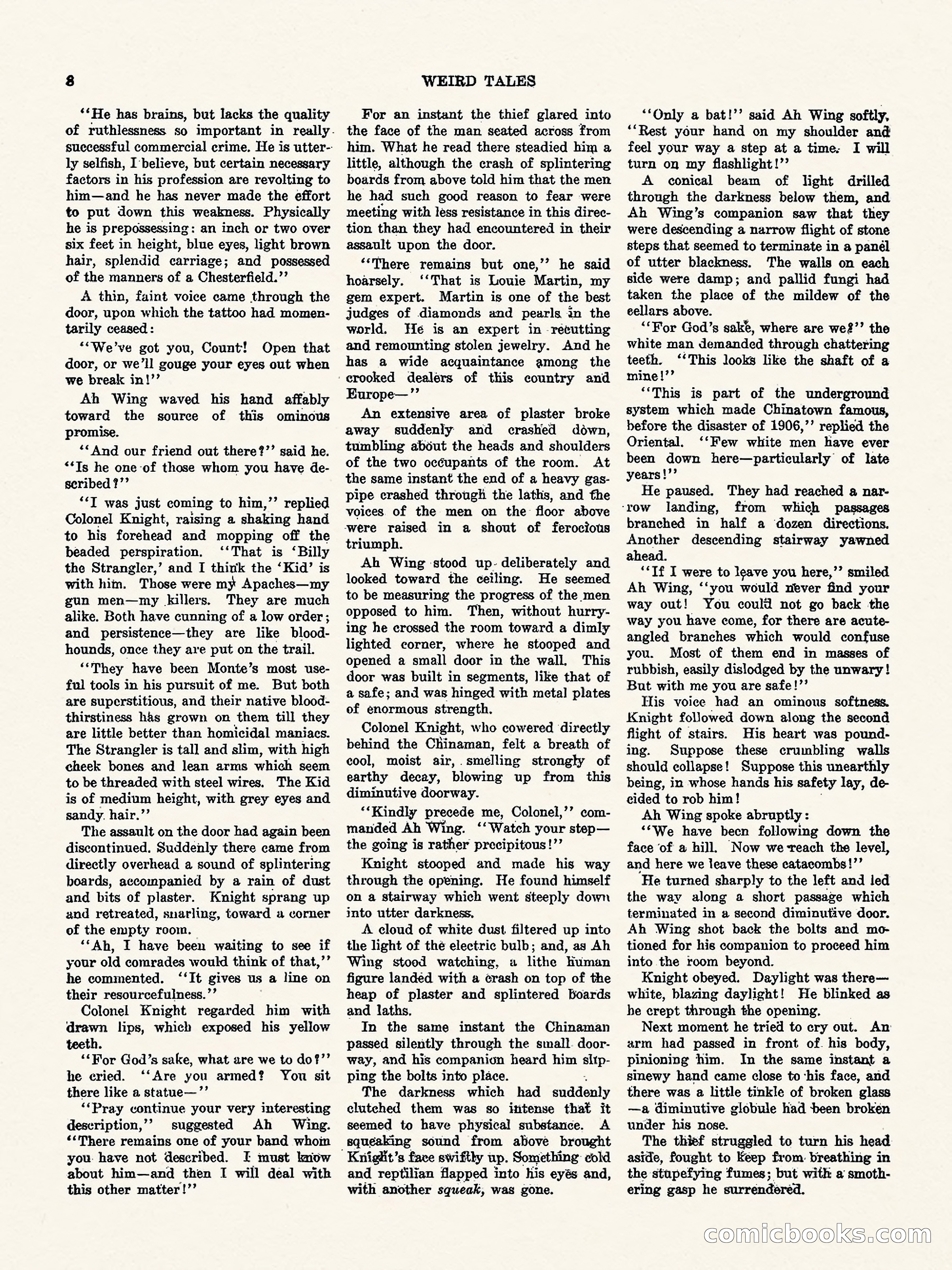 Weird Tales, Vol. I, No. 4 — page 9 of 122