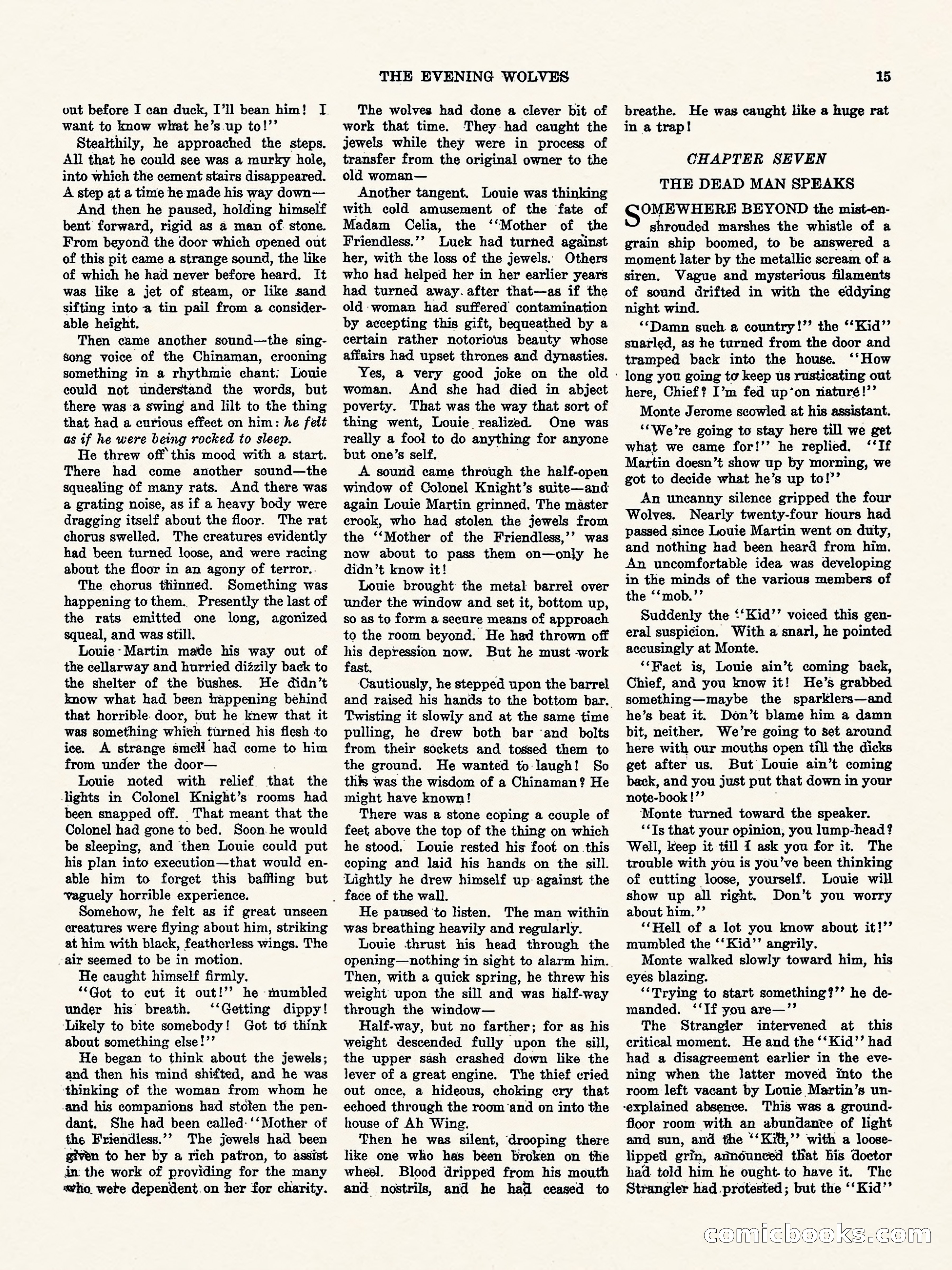 Weird Tales, Vol. I, No. 4 — page 16 of 122