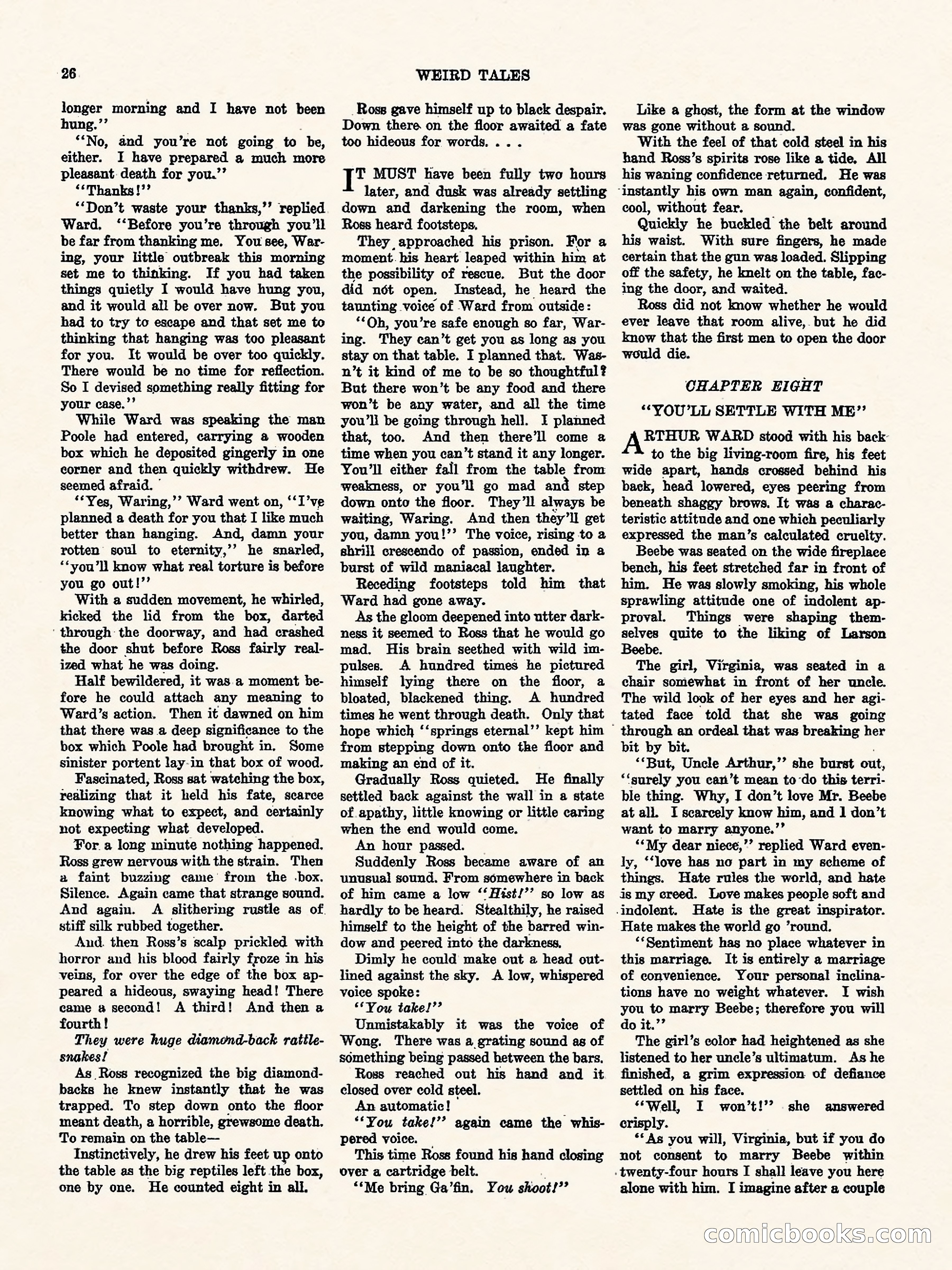 Weird Tales, Vol. I, No. 4 — page 27 of 122
