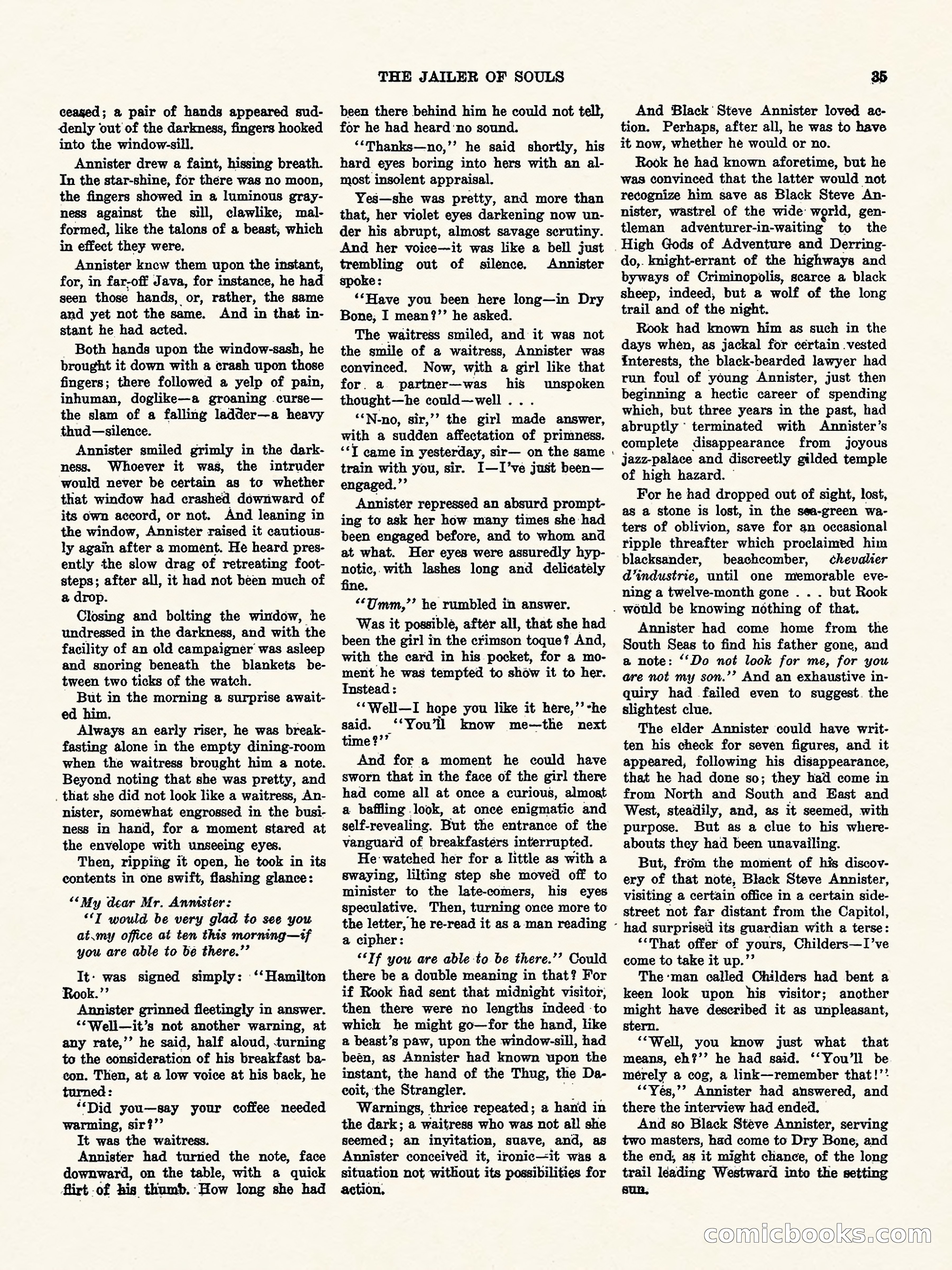 Weird Tales, Vol. I, No. 4 — page 36 of 122