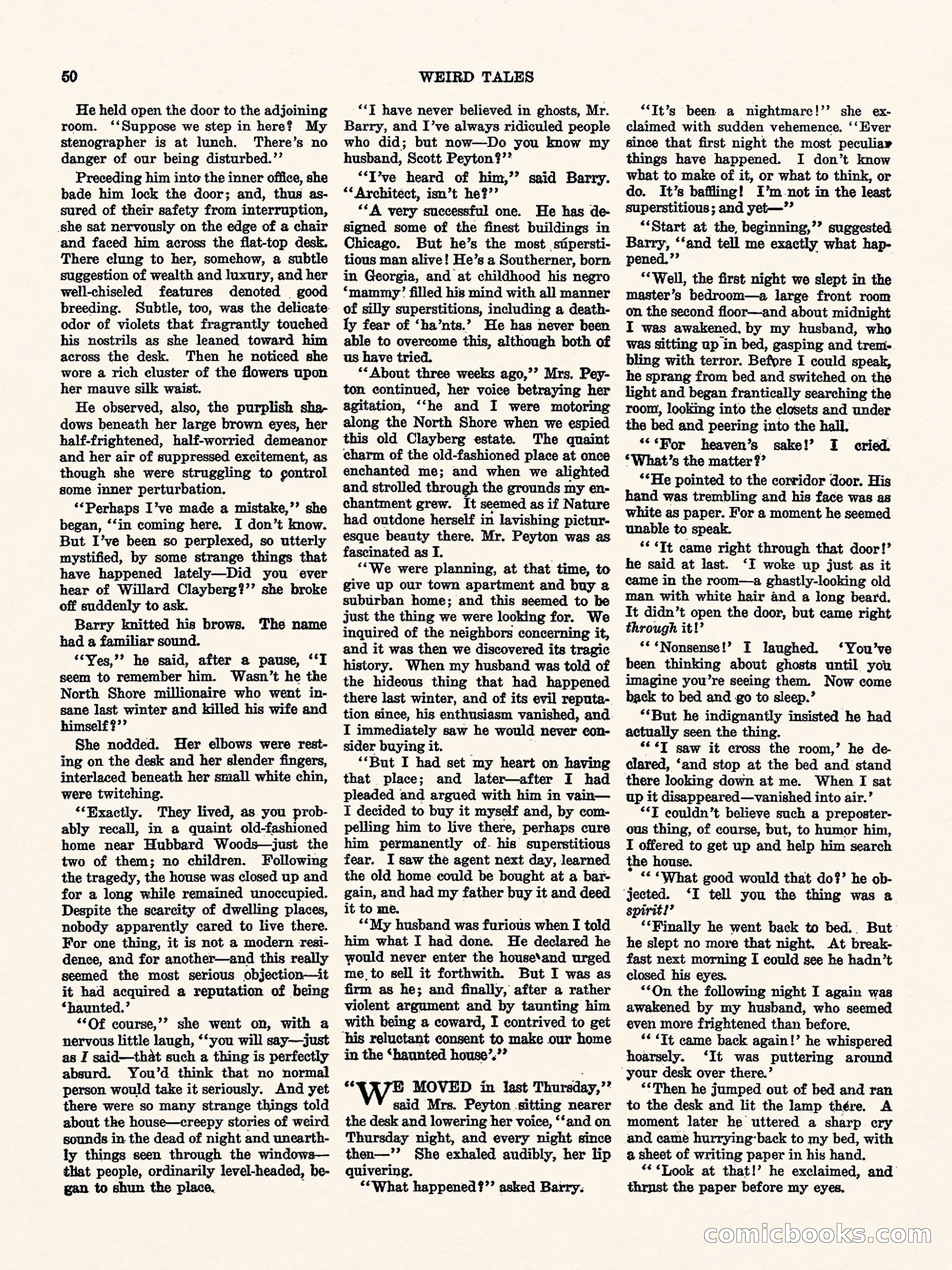 Weird Tales, Vol. I, No. 4 — page 51 of 122
