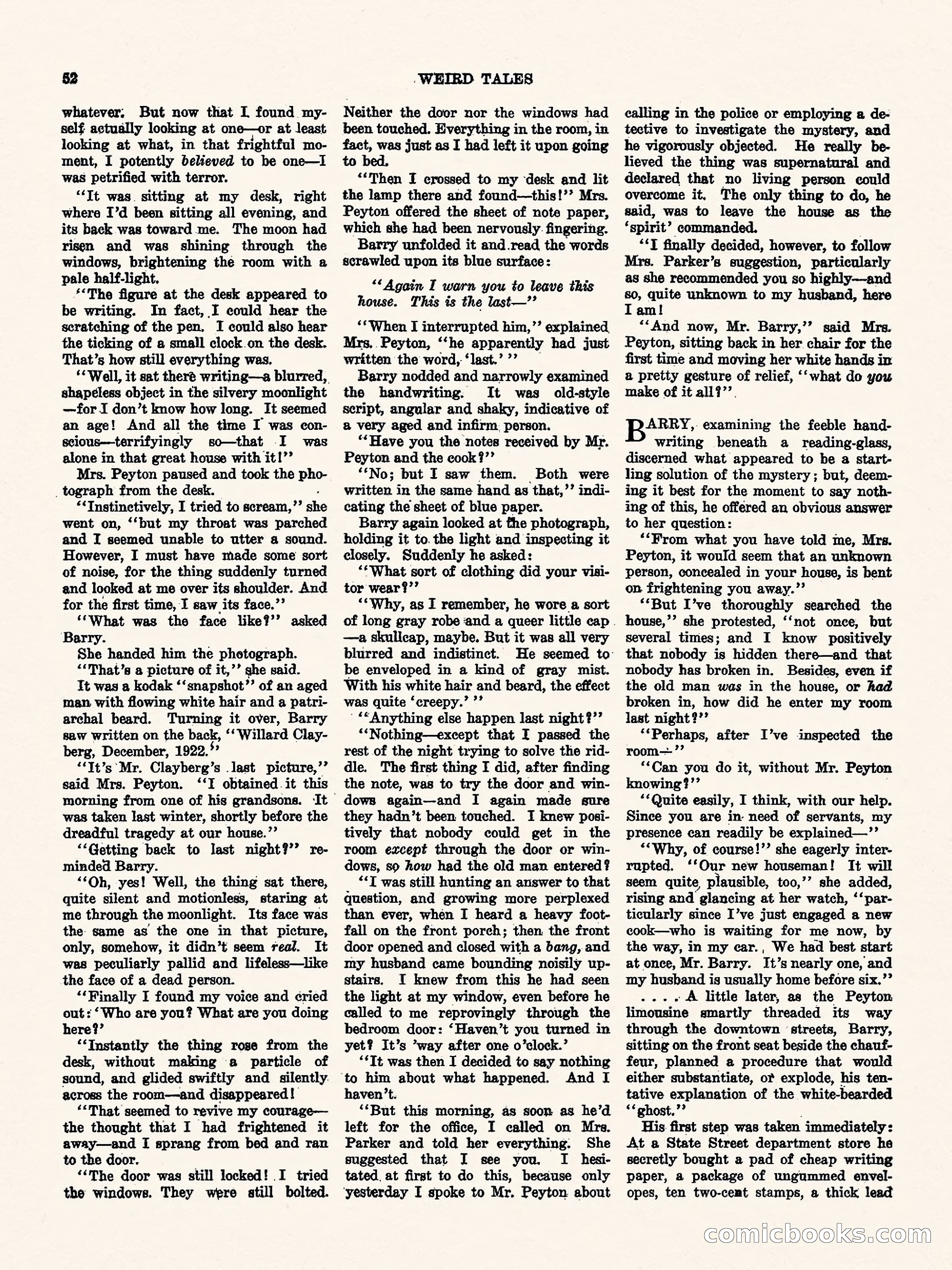 Weird Tales, Vol. I, No. 4 — page 53 of 122