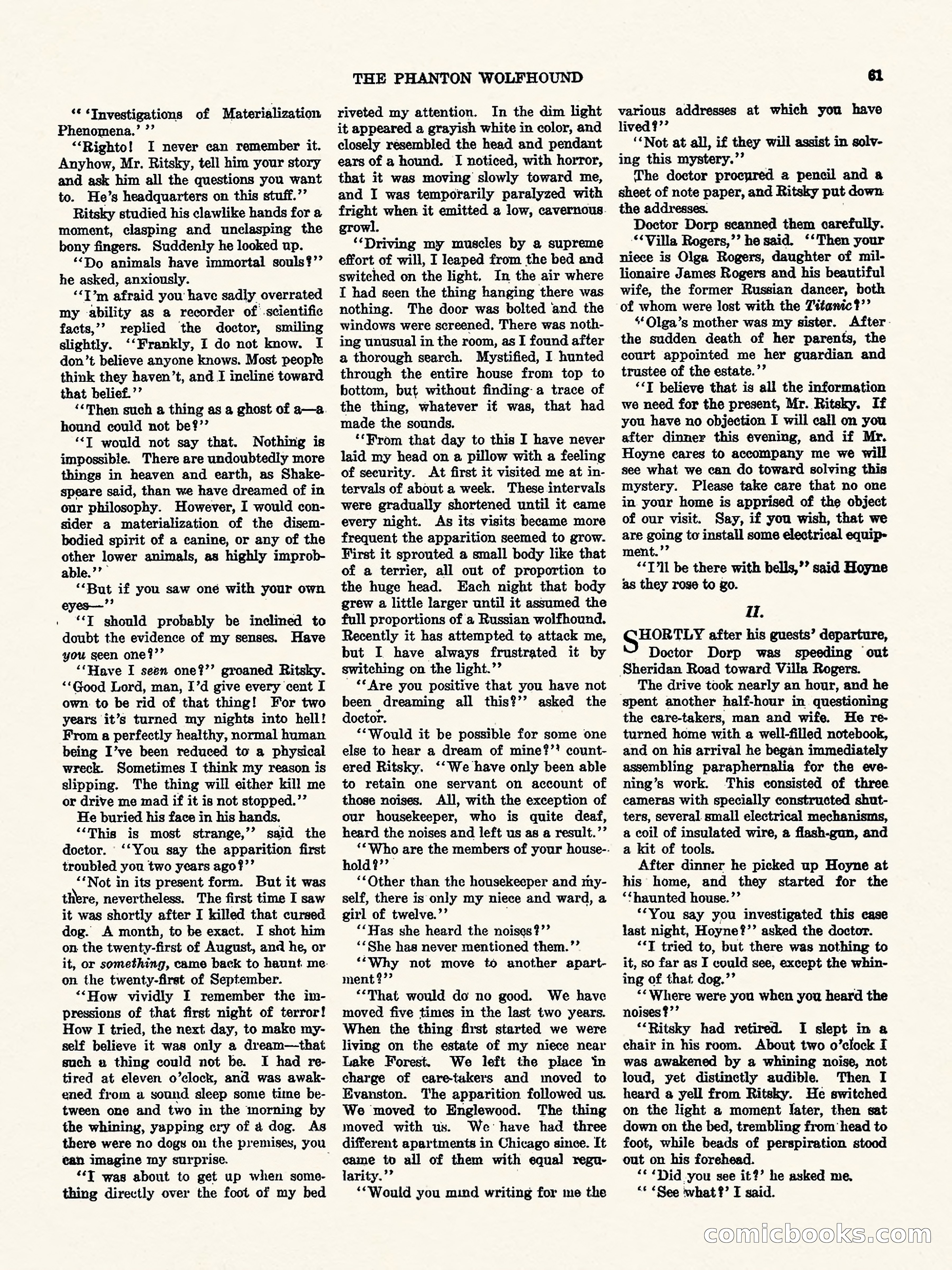 Weird Tales, Vol. I, No. 4 — page 62 of 122