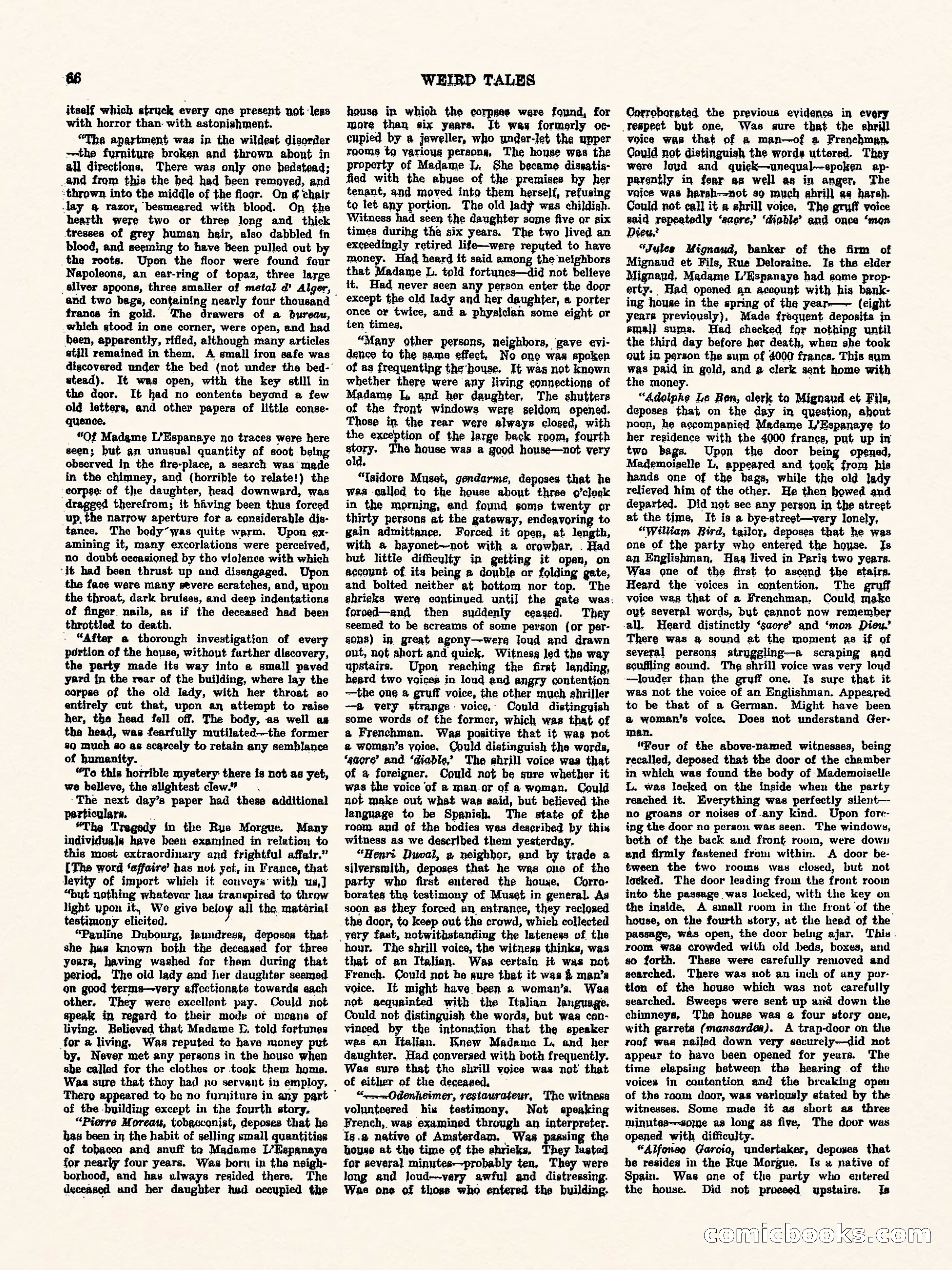 Weird Tales, Vol. I, No. 4 — page 67 of 122