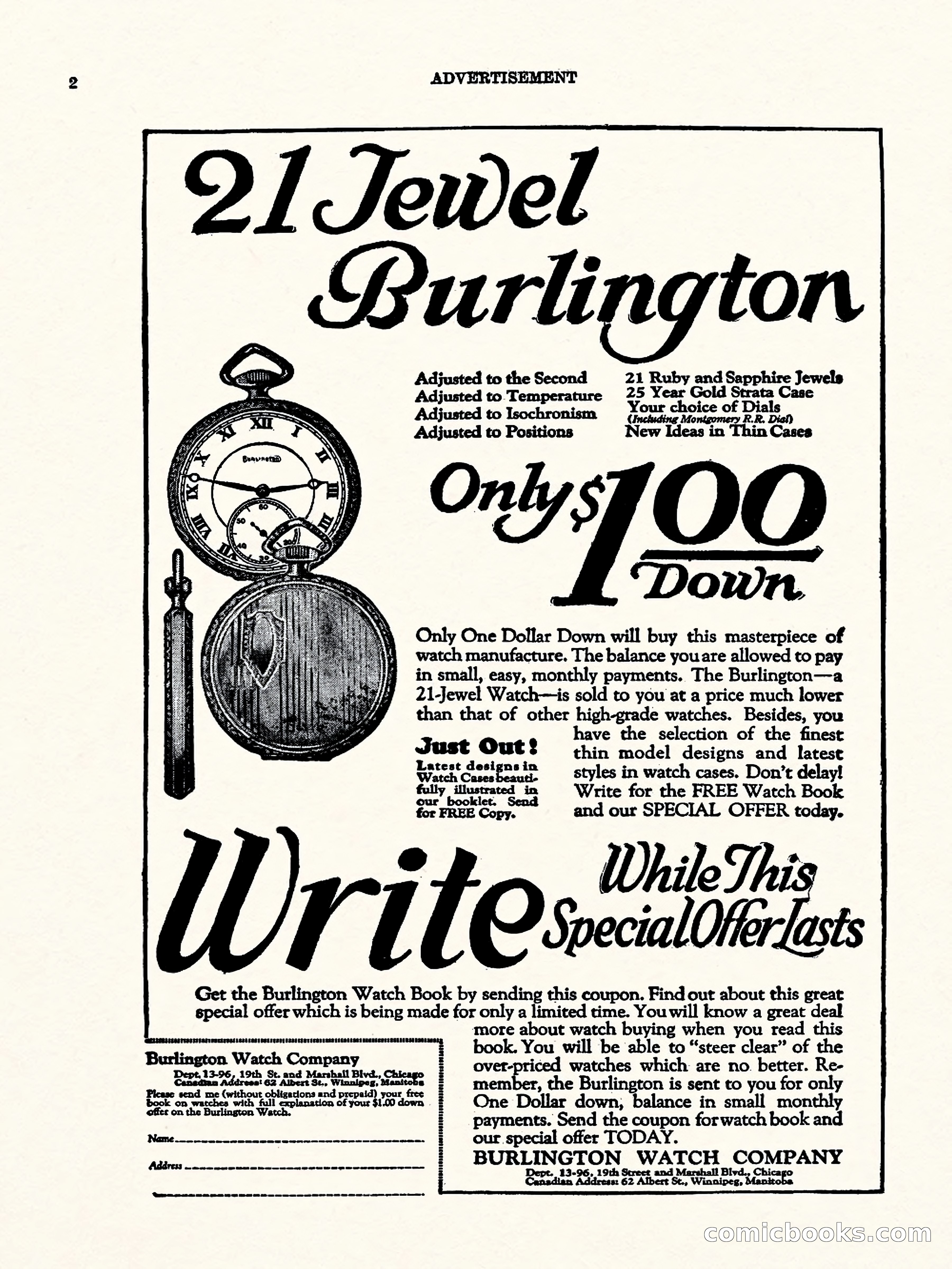 Weird Tales, Vol. II, No. 2 — page 3 of 98