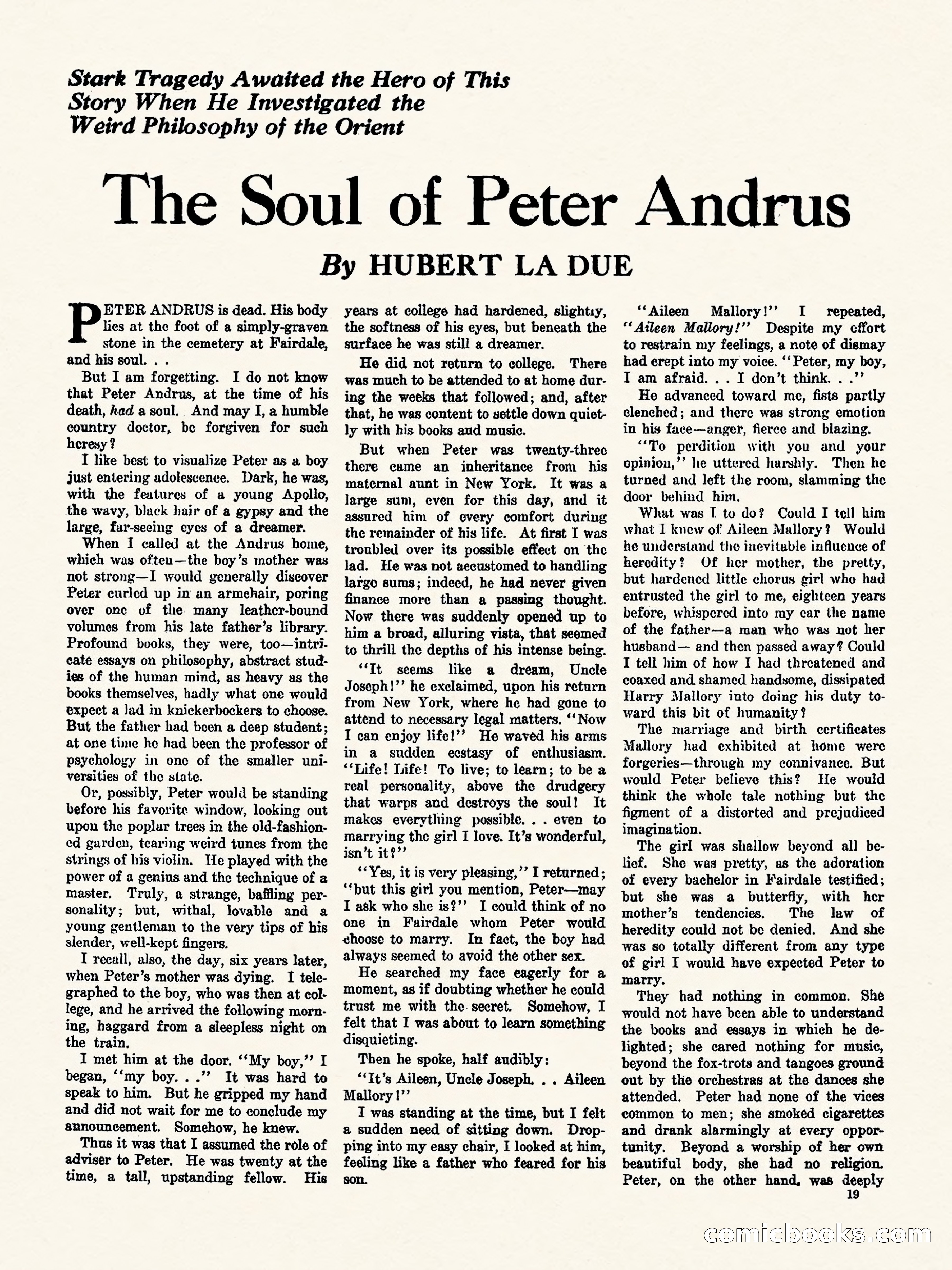 Weird Tales, Vol. II, No. 2 — page 20 of 98