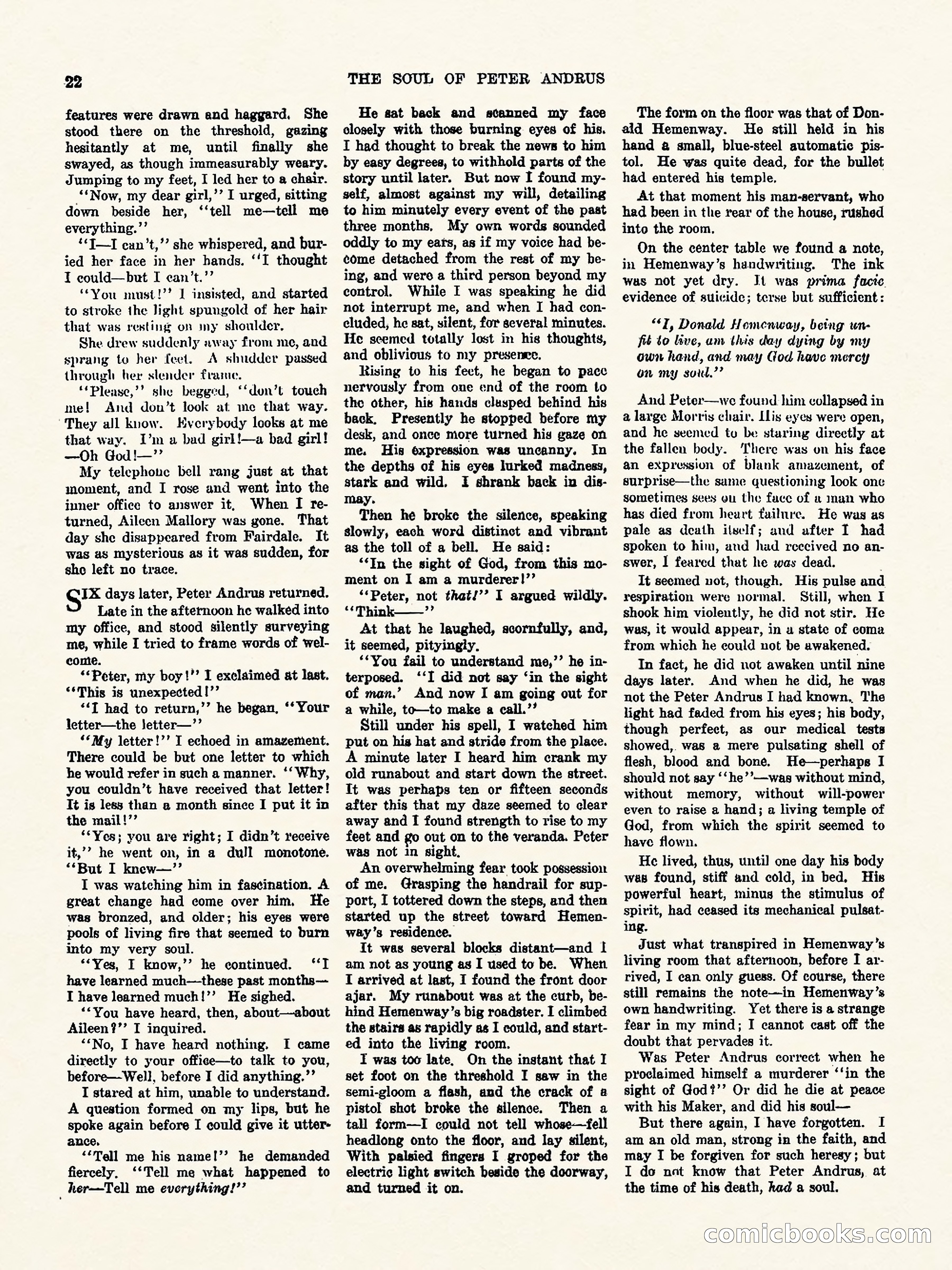 Weird Tales, Vol. II, No. 2 — page 23 of 98