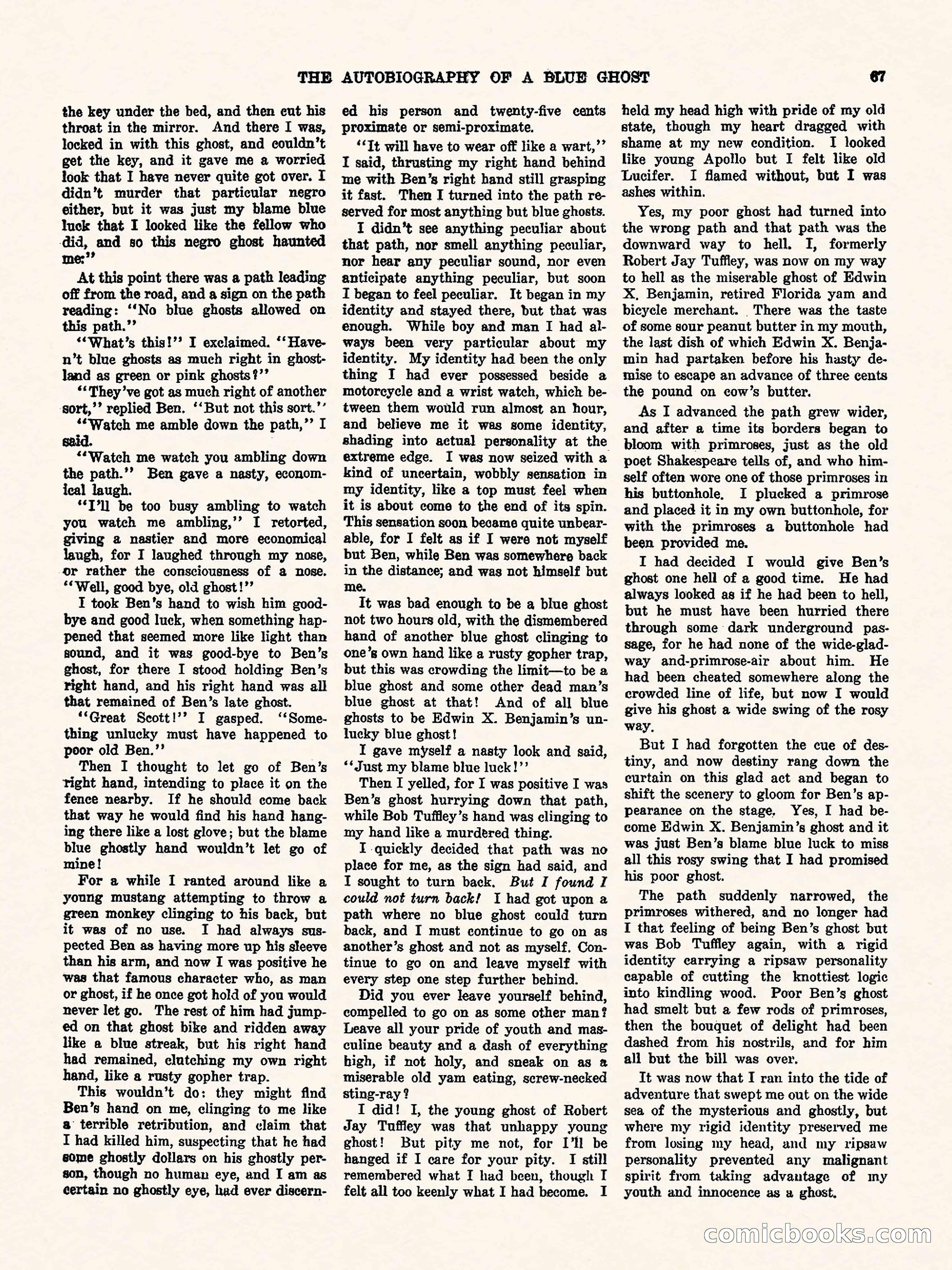 Weird Tales, Vol. II, No. 2 — page 68 of 98