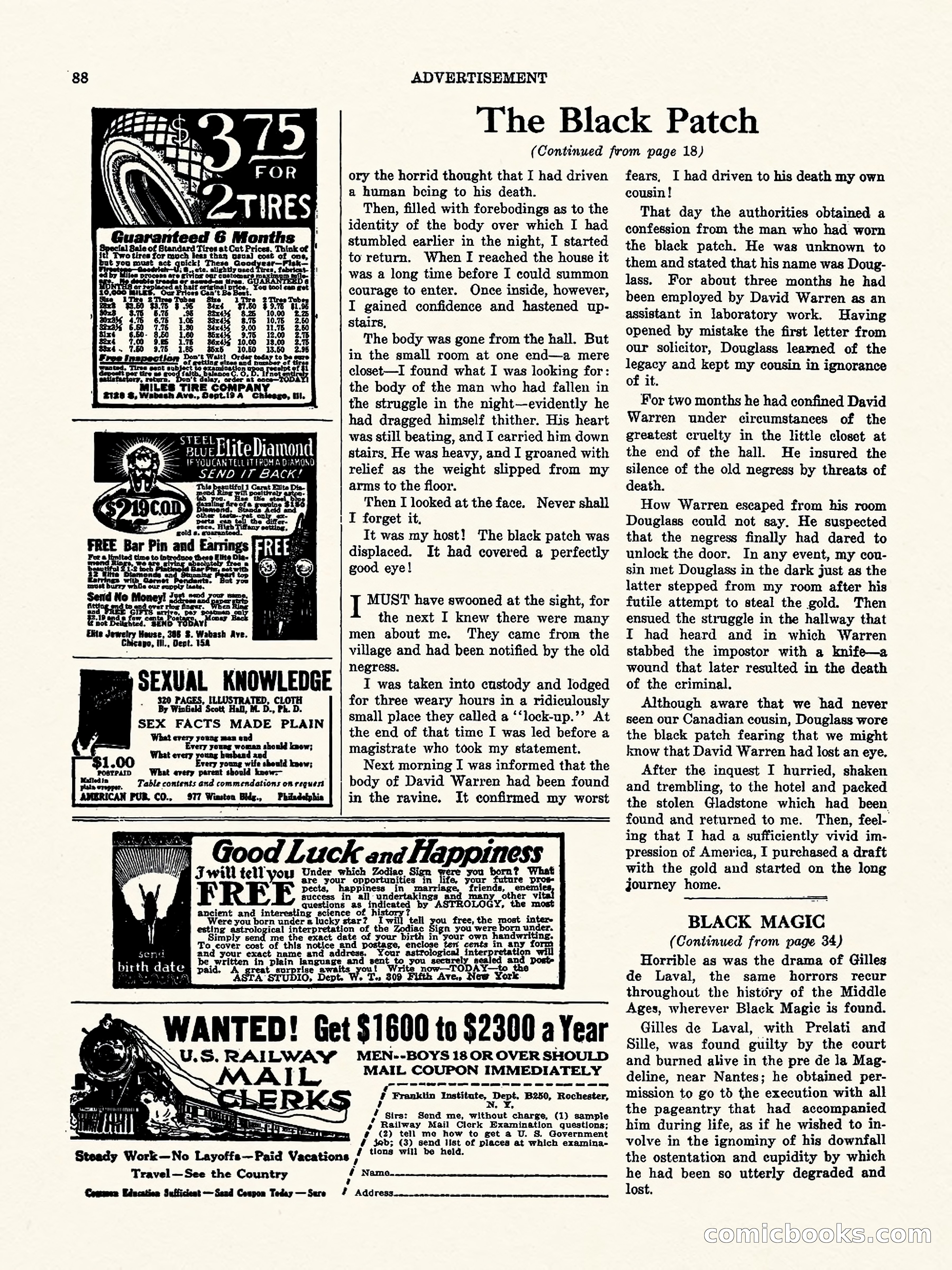Weird Tales, Vol. II, No. 2 — page 89 of 98