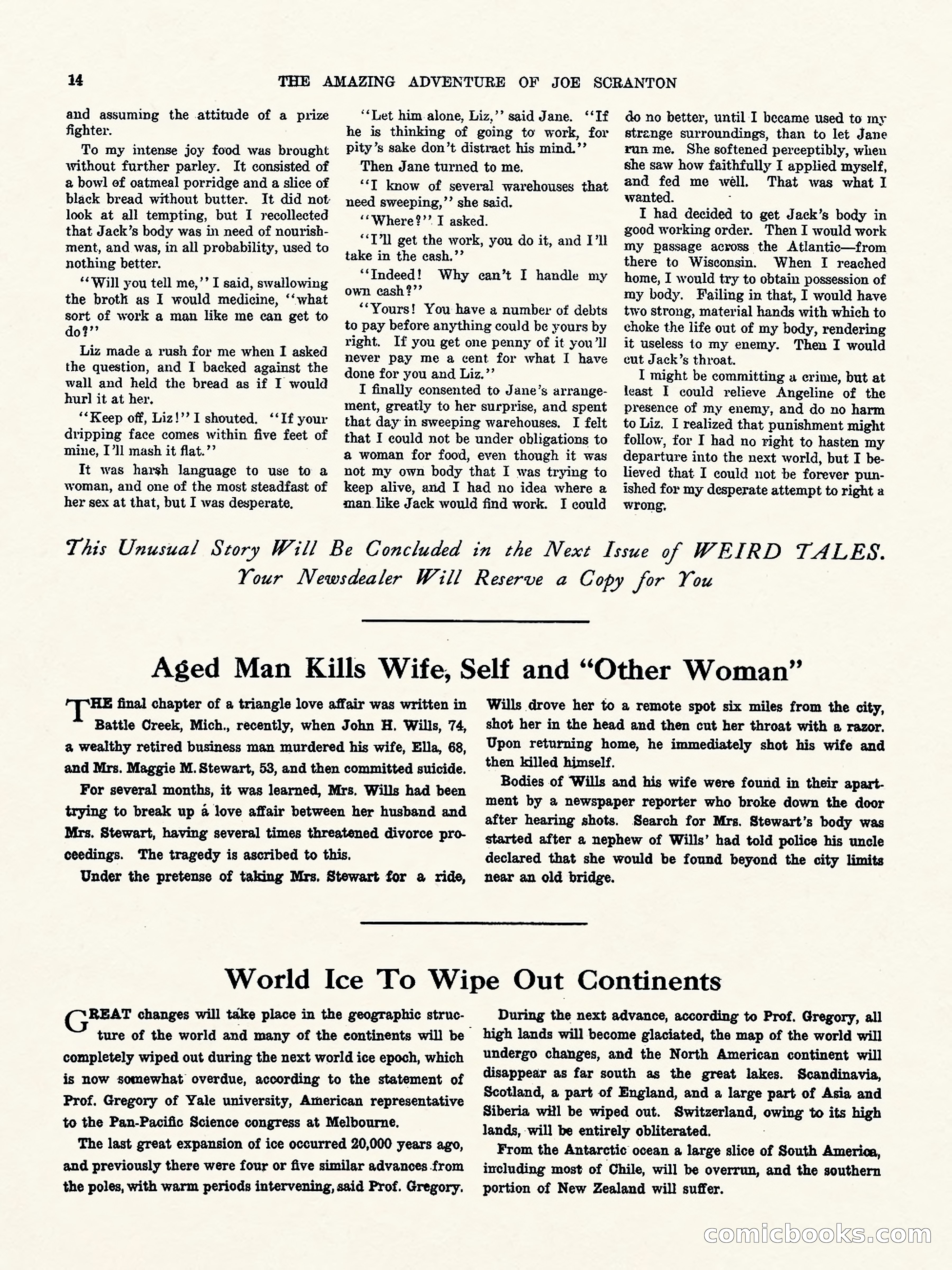 Weird Tales, Vol. II, No. 3 — page 15 of 98