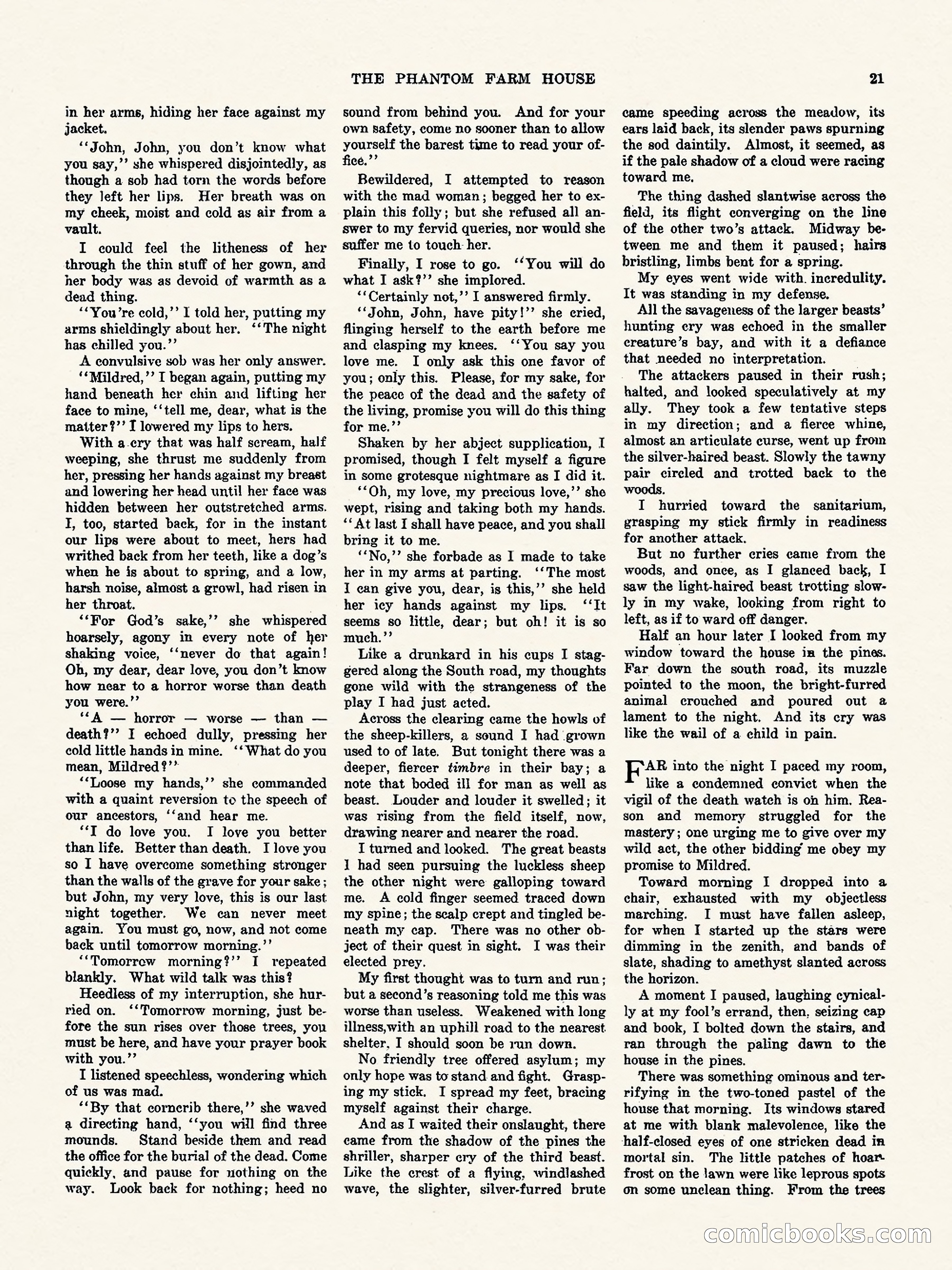 Weird Tales, Vol. II, No. 3 — page 22 of 98