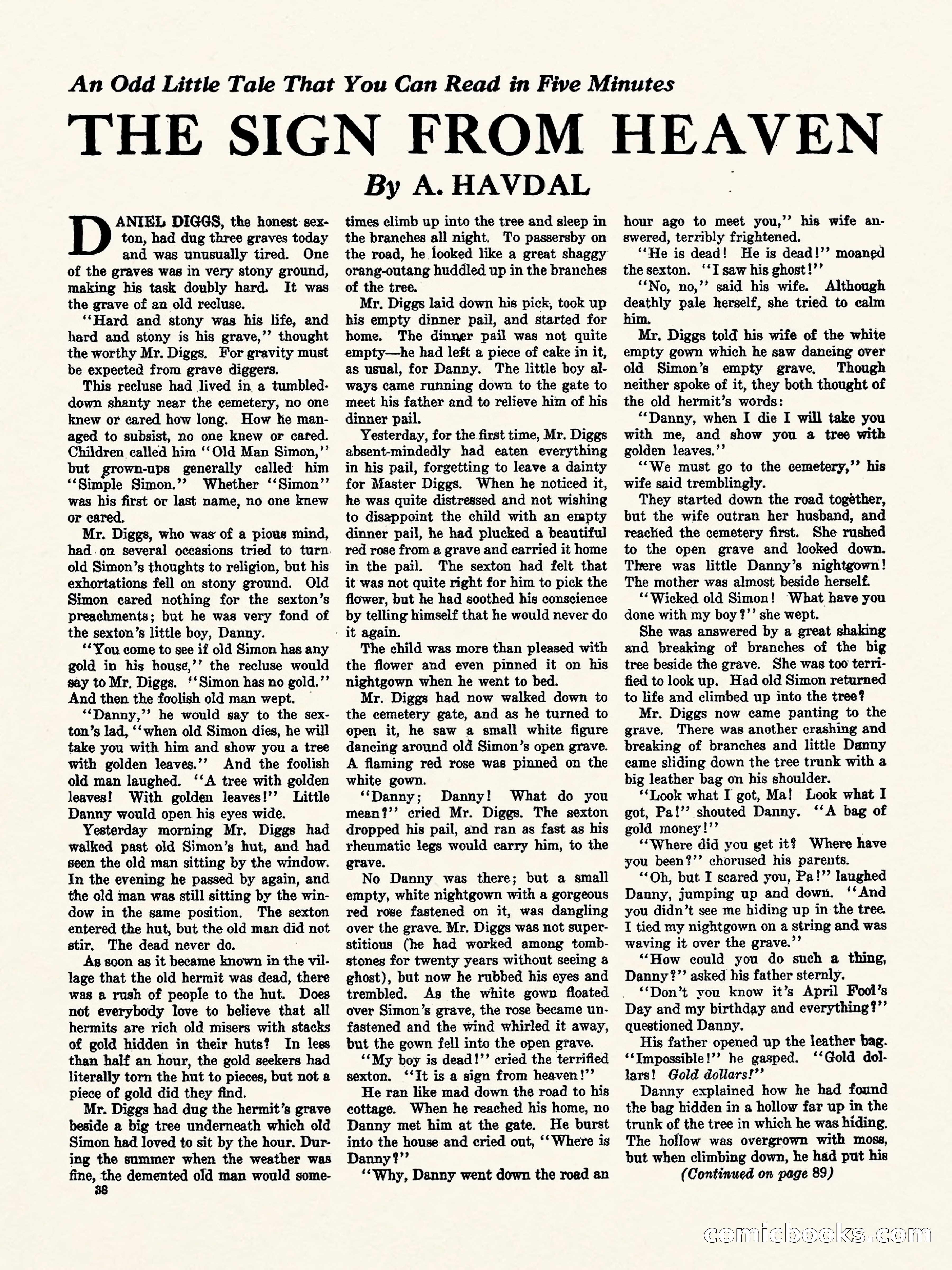 Weird Tales, Vol. II, No. 3 — page 39 of 98