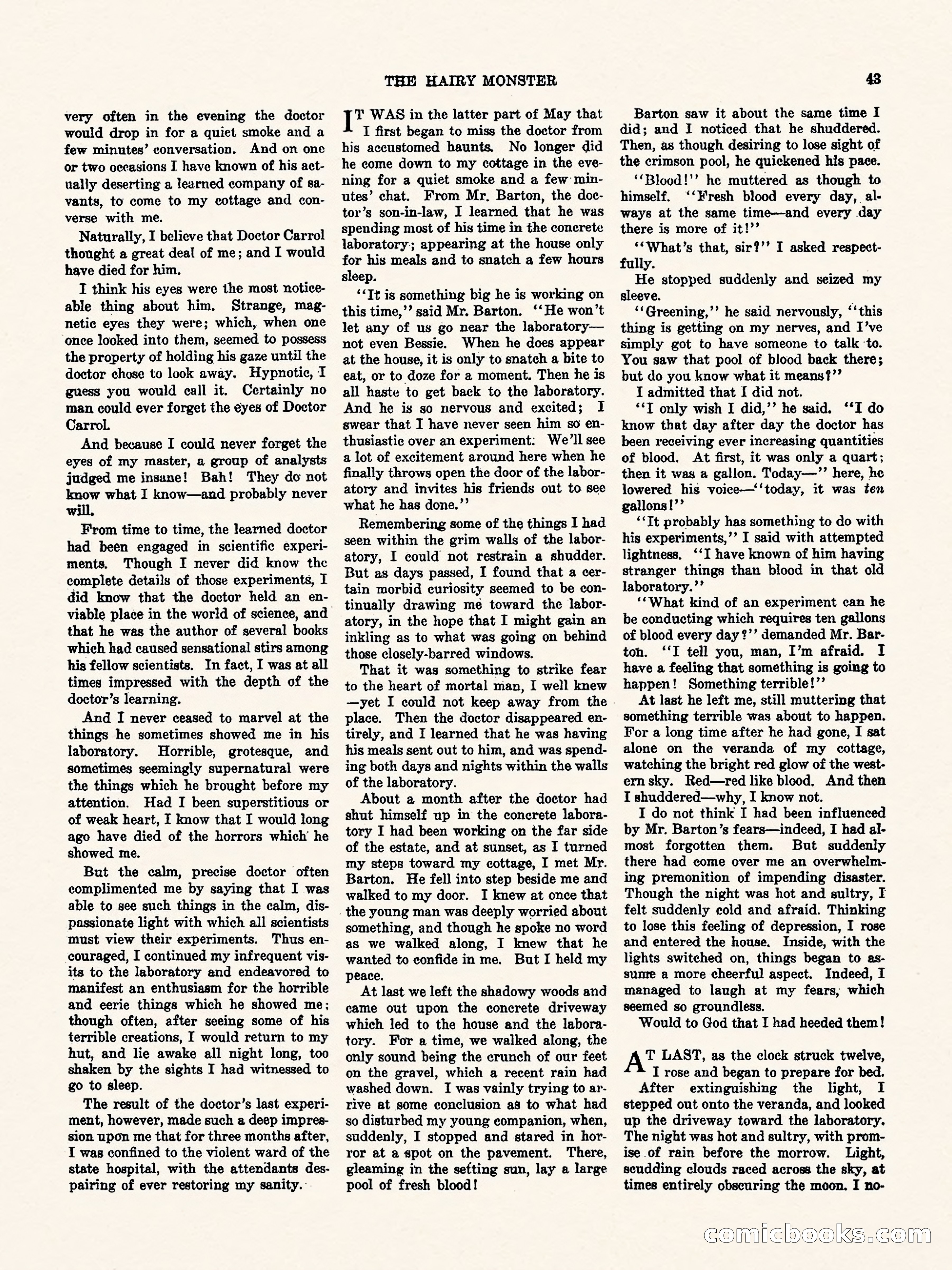 Weird Tales, Vol. II, No. 3 — page 44 of 98