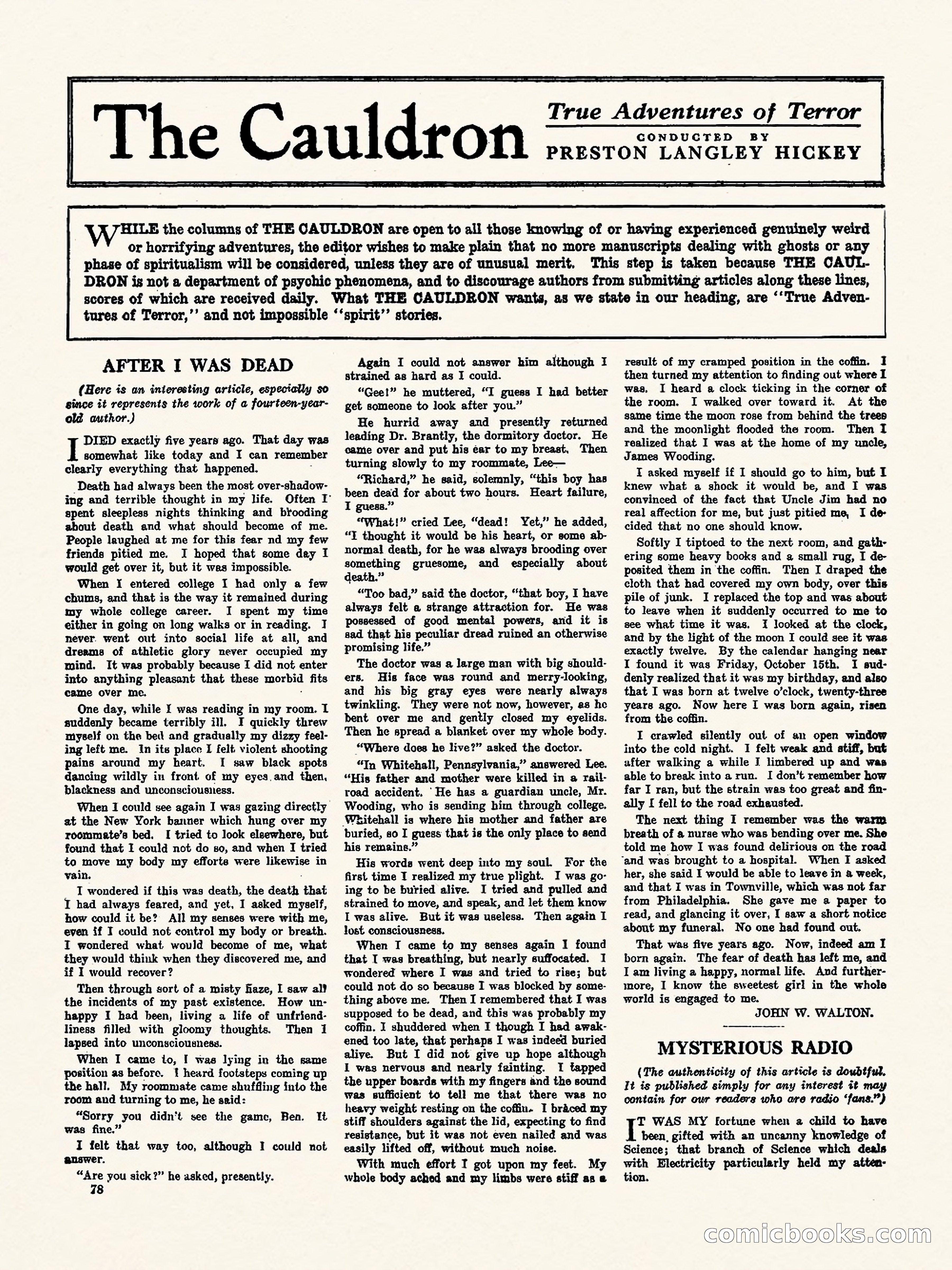 Weird Tales, Vol. II, No. 3 — page 79 of 98
