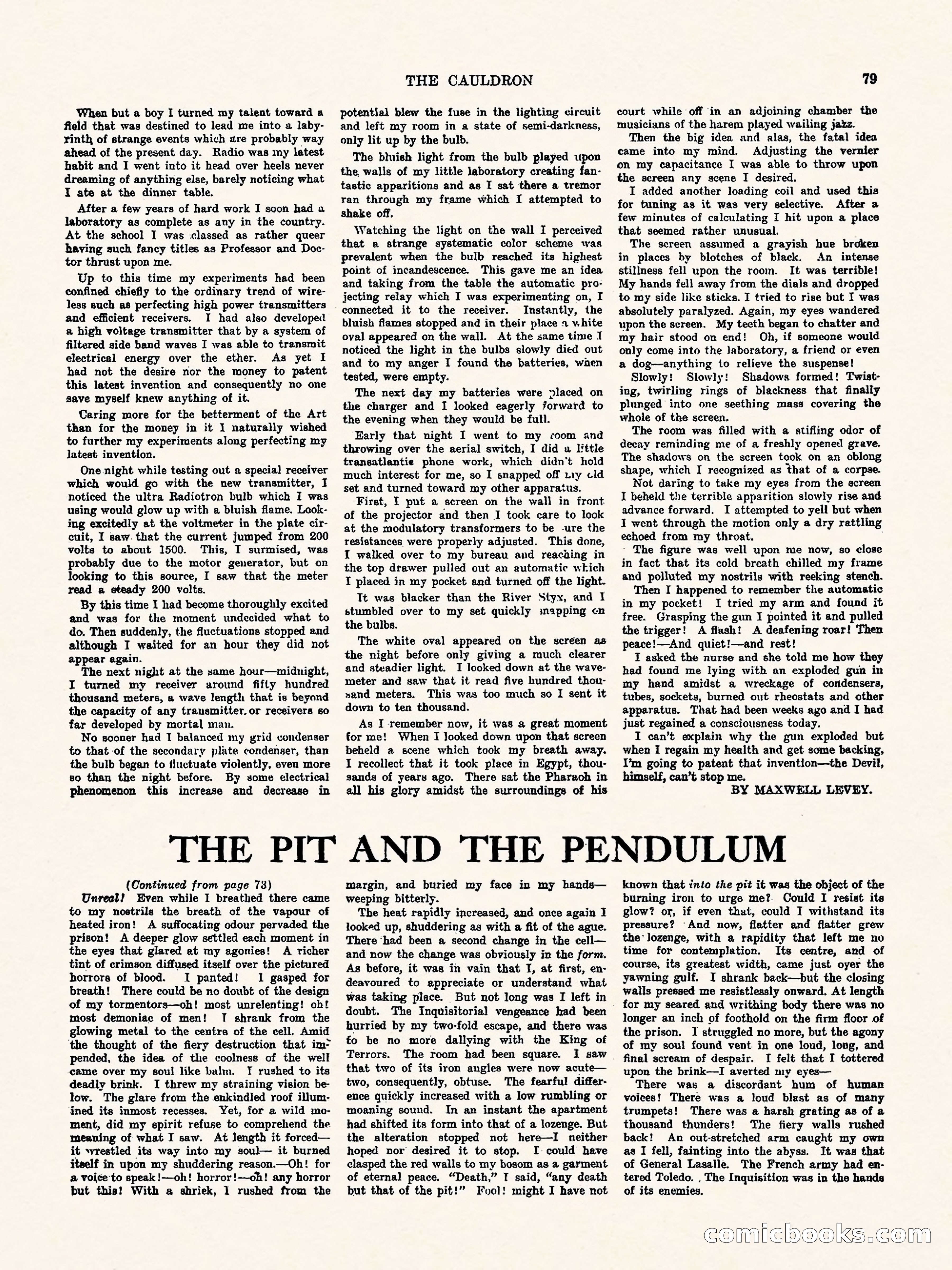 Weird Tales, Vol. II, No. 3 — page 80 of 98
