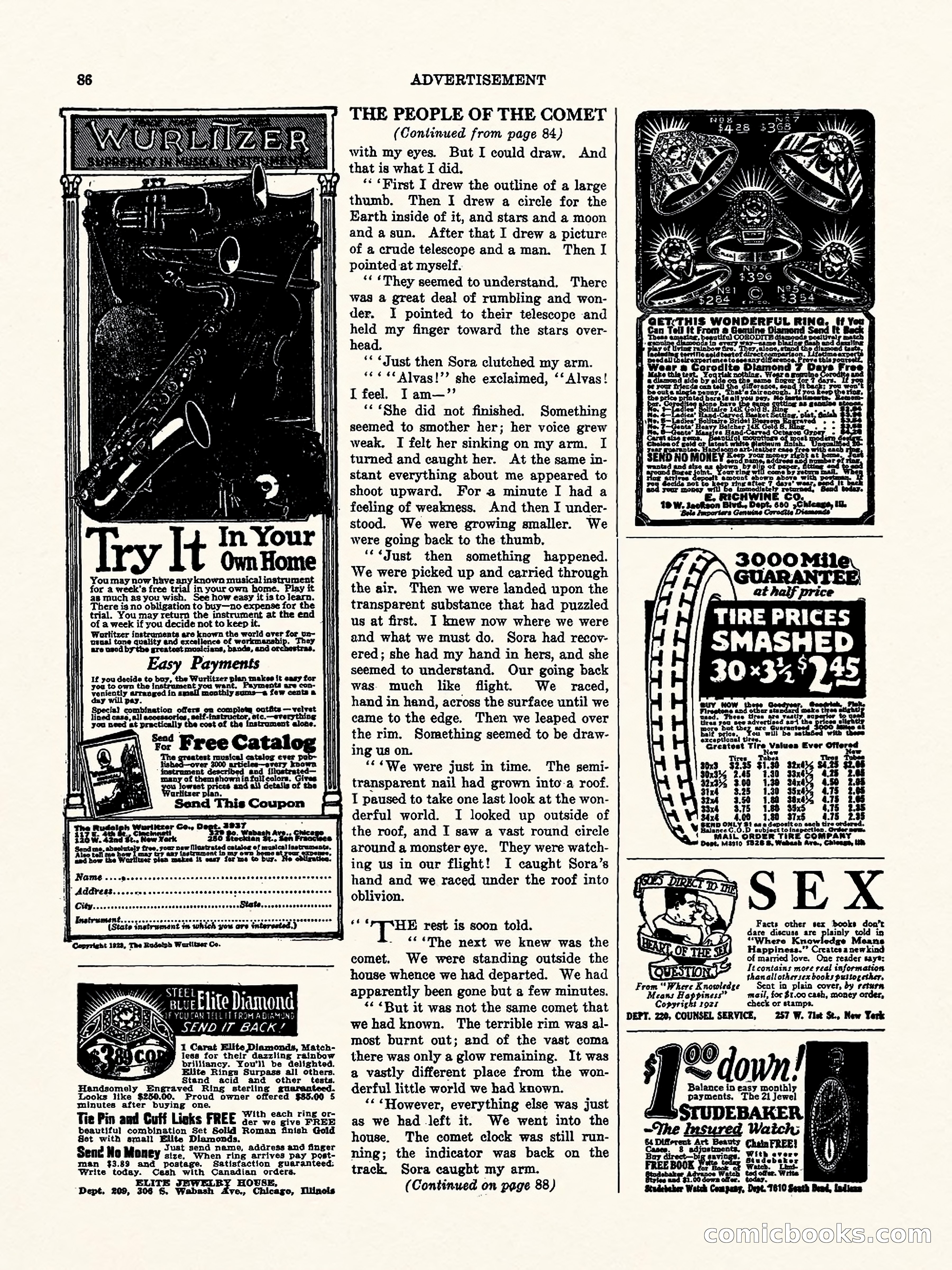 Weird Tales, Vol. II, No. 3 — page 87 of 98