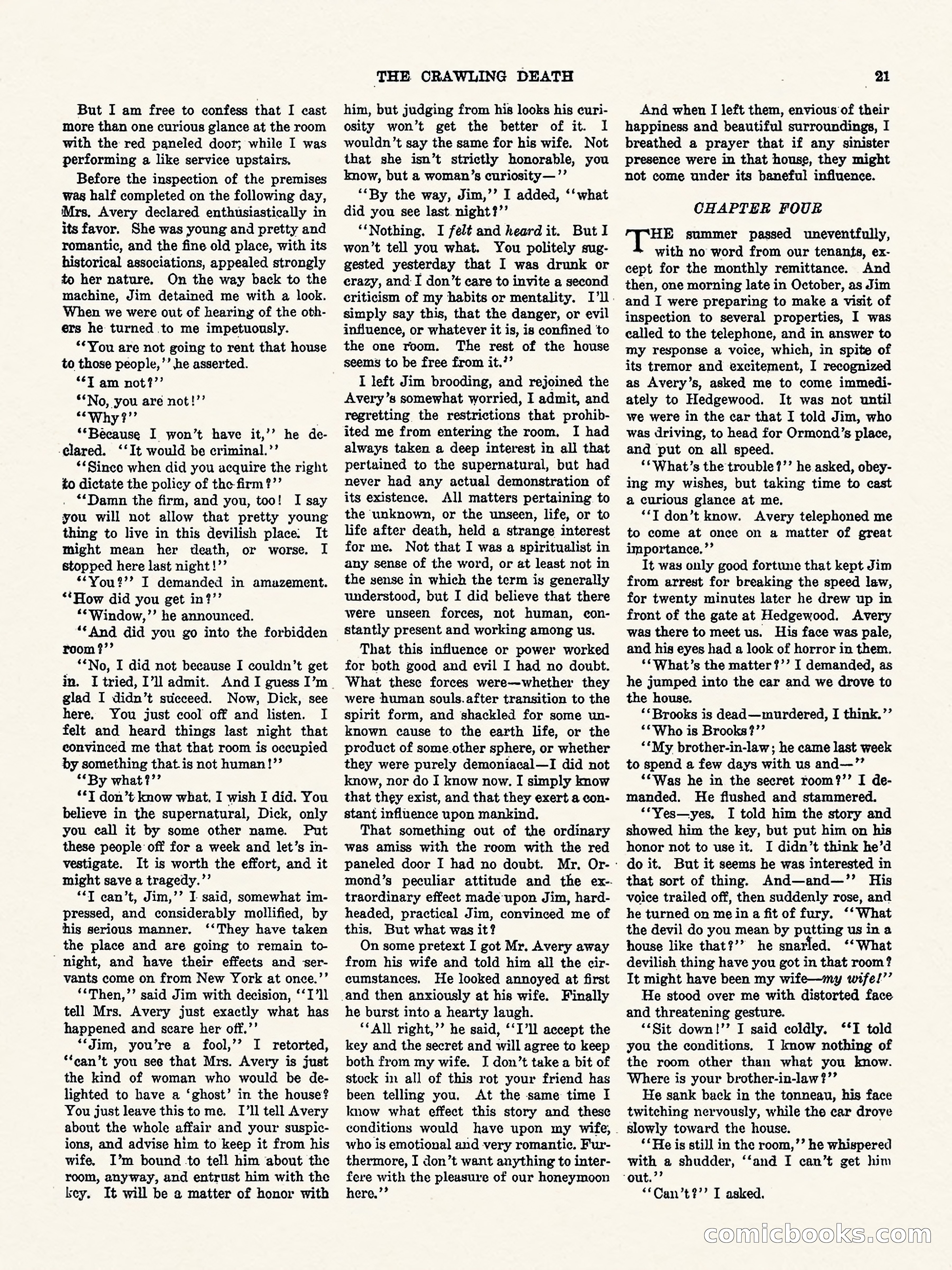 Weird Tales, Vol. 2 No. 4 — page 22 of 98