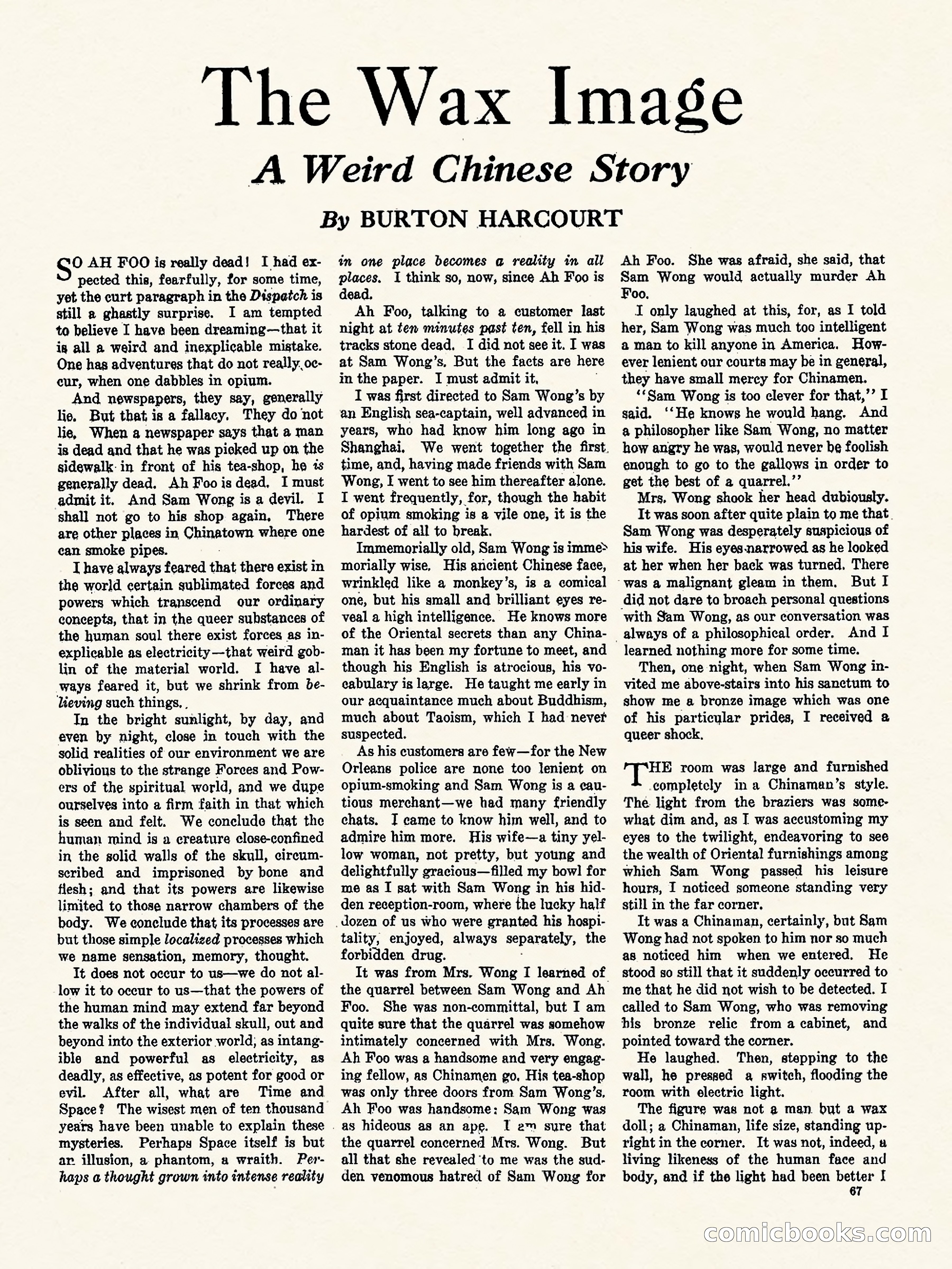 Weird Tales, Vol. 2 No. 4 — page 68 of 98