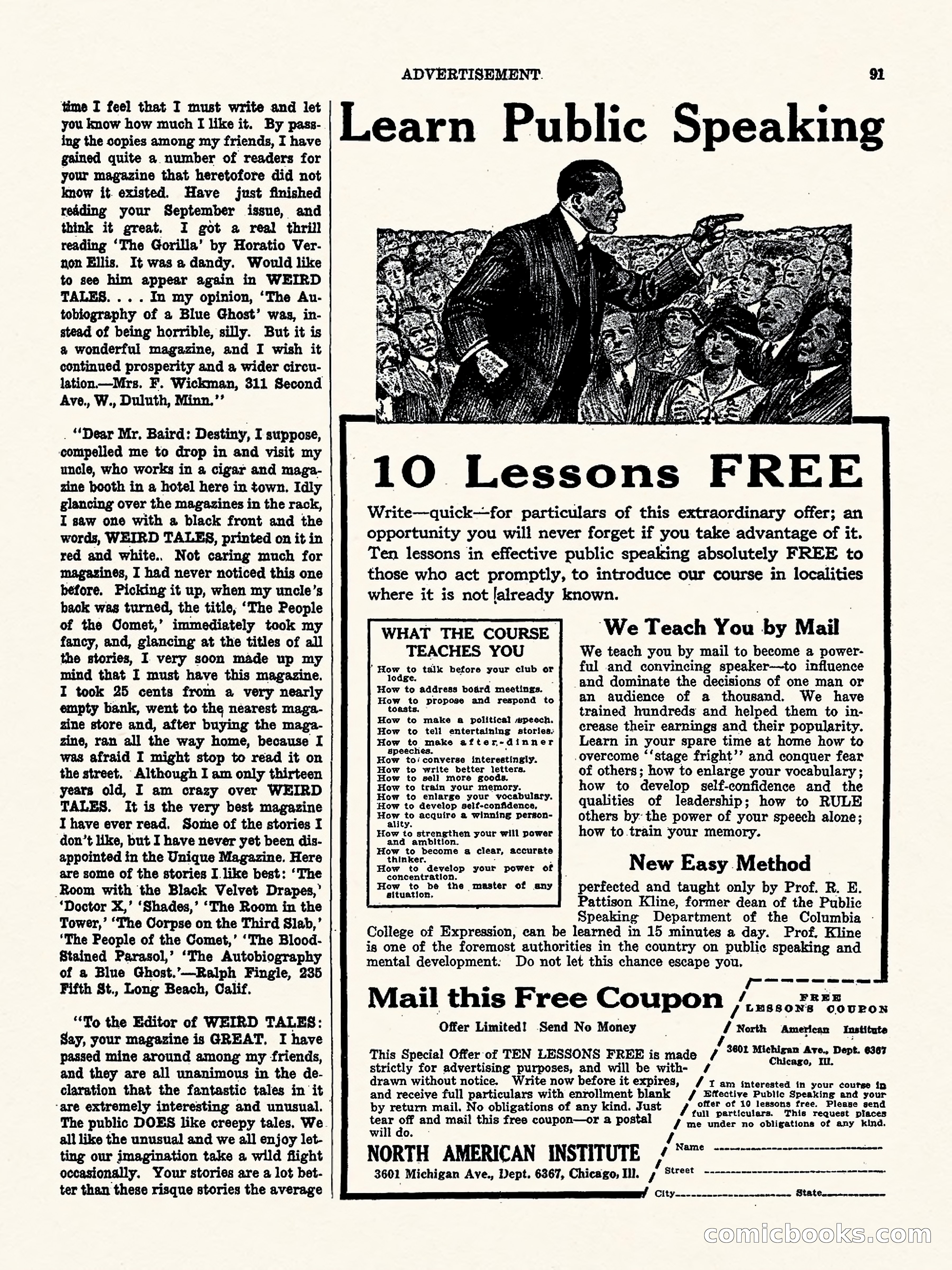 Weird Tales, Vol. 2 No. 4 — page 92 of 98