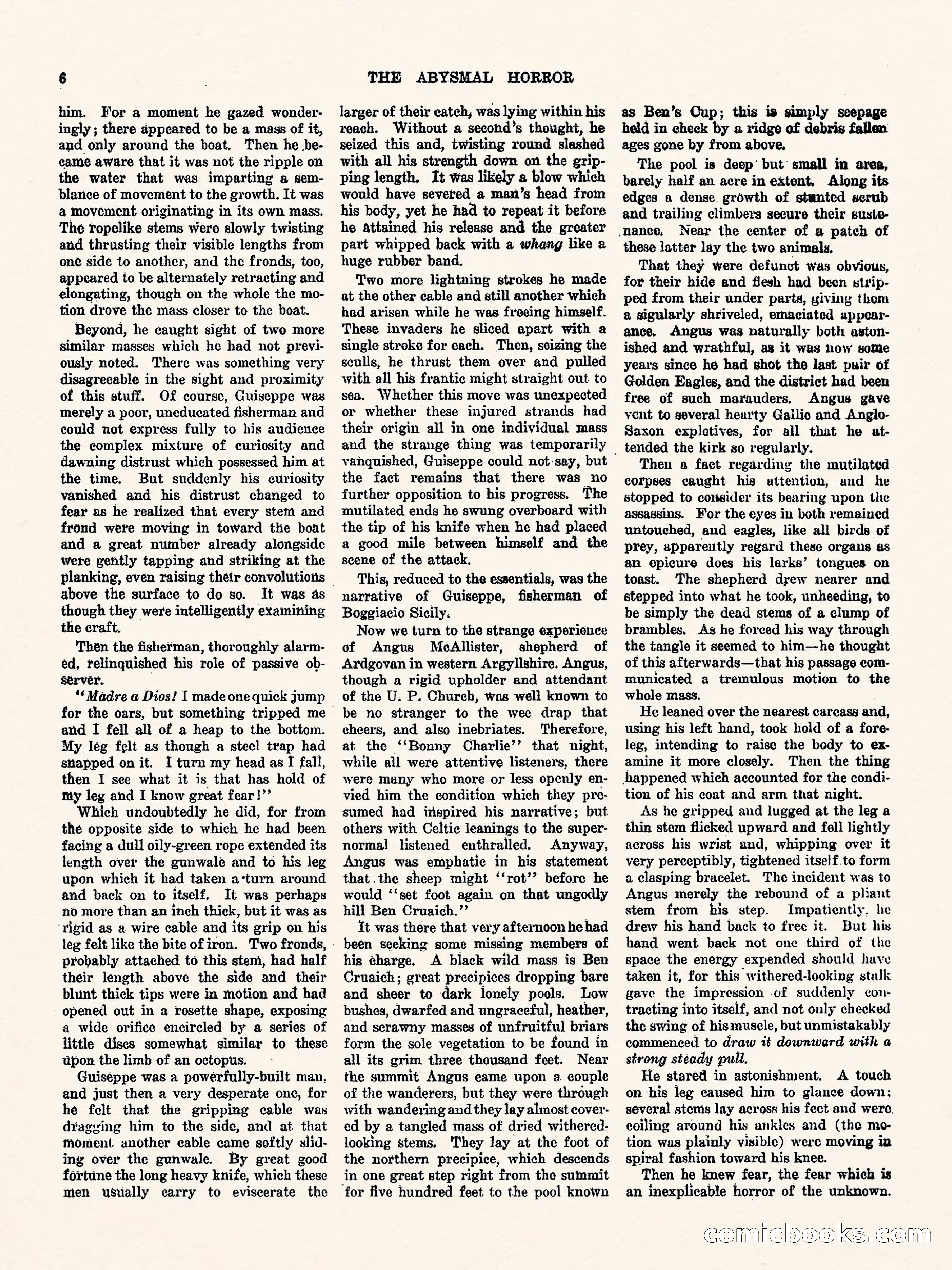 Weird Tales, Vol. 3, No. 1 — page 7 of 98