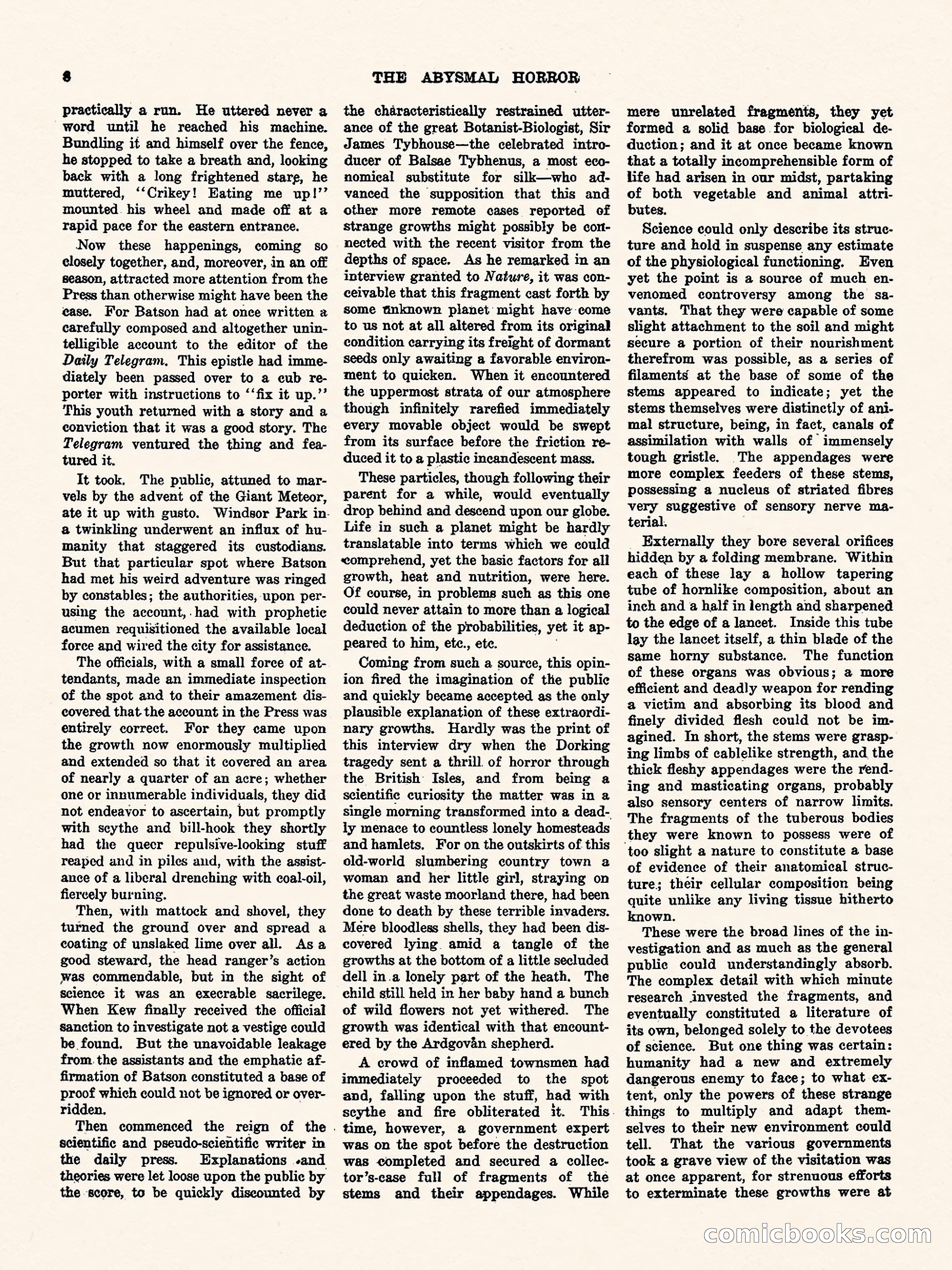 Weird Tales, Vol. 3, No. 1 — page 9 of 98