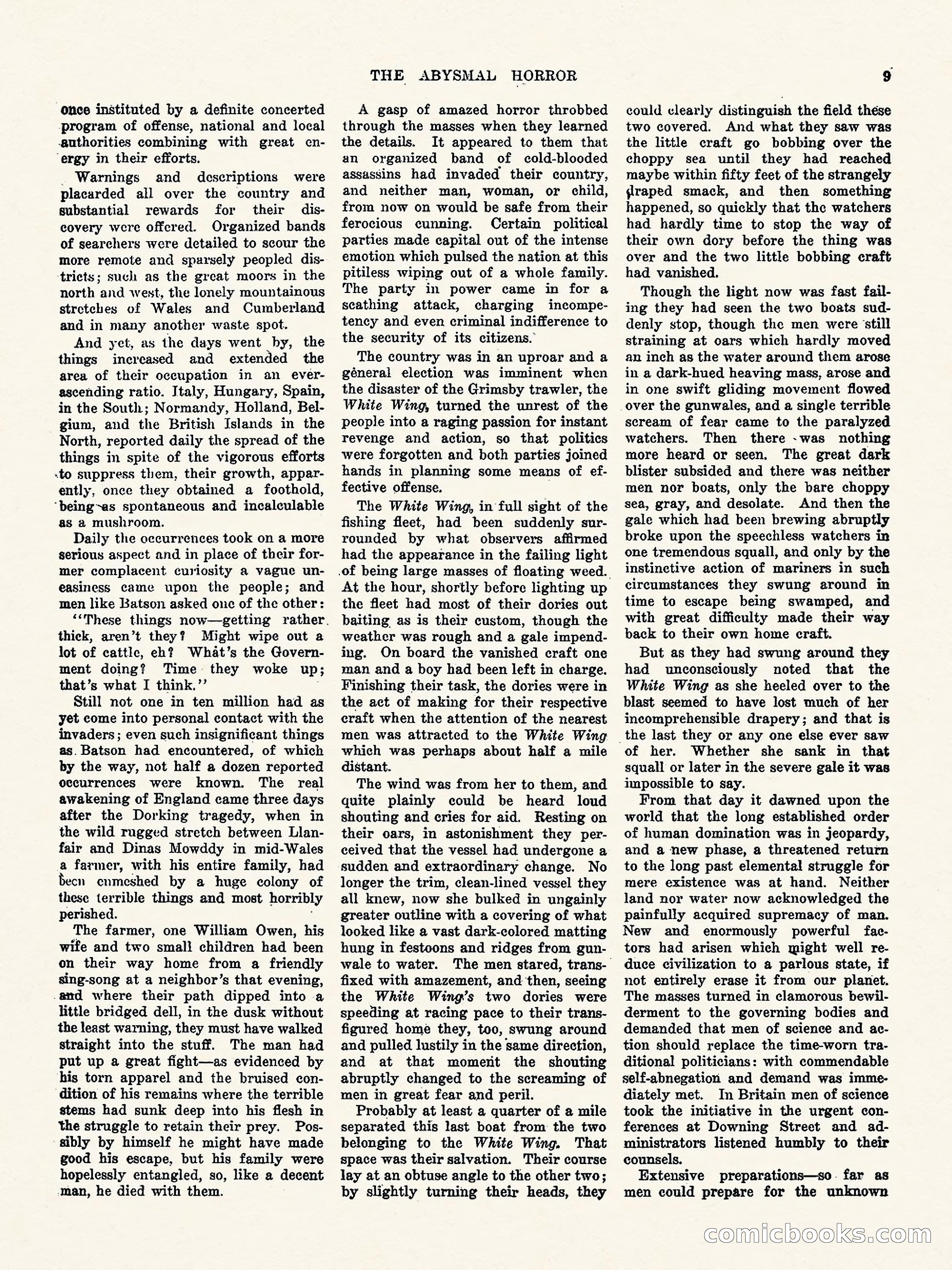 Weird Tales, Vol. 3, No. 1 — page 10 of 98
