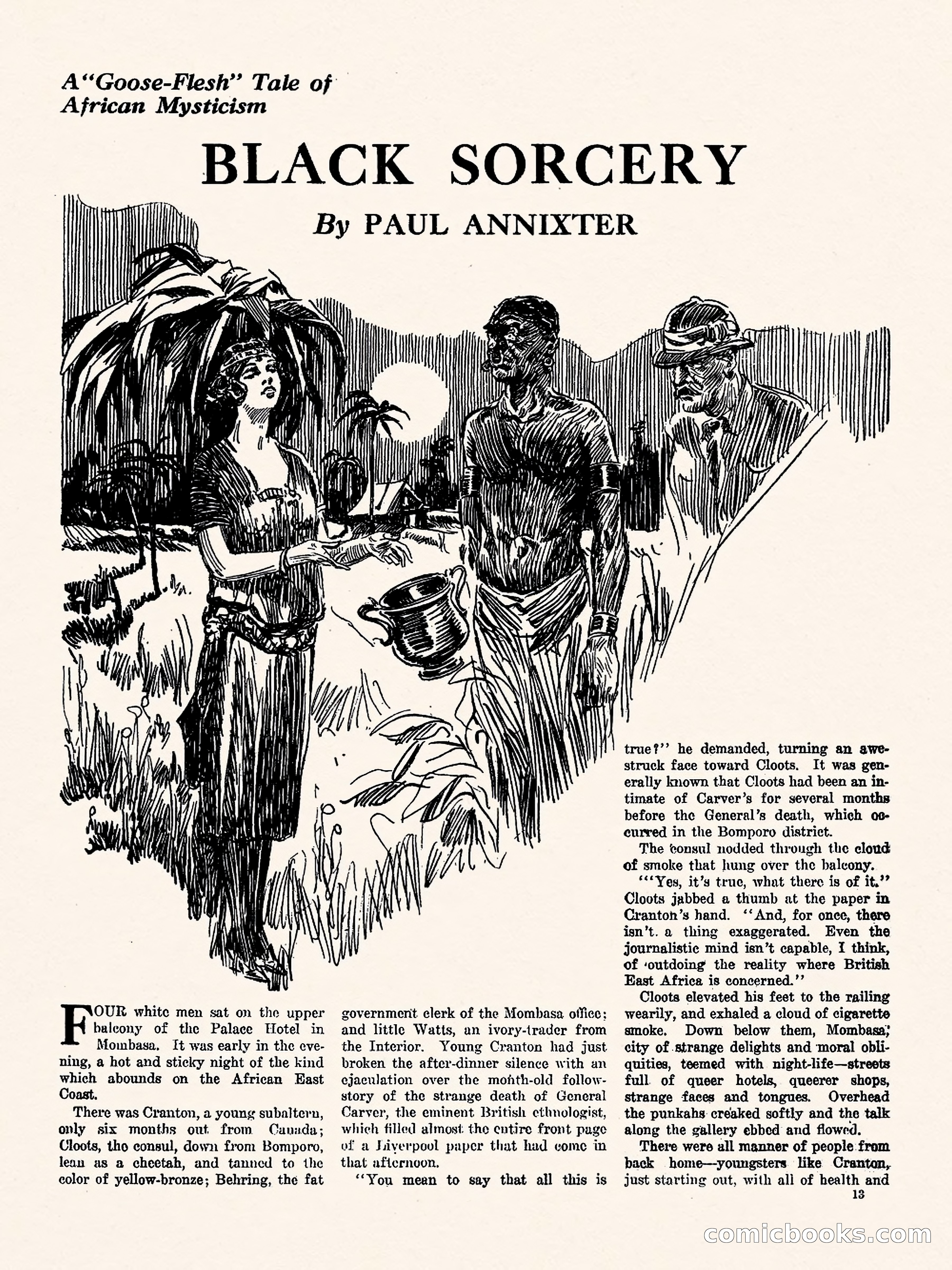 Weird Tales, Vol. 3, No. 1 — page 14 of 98
