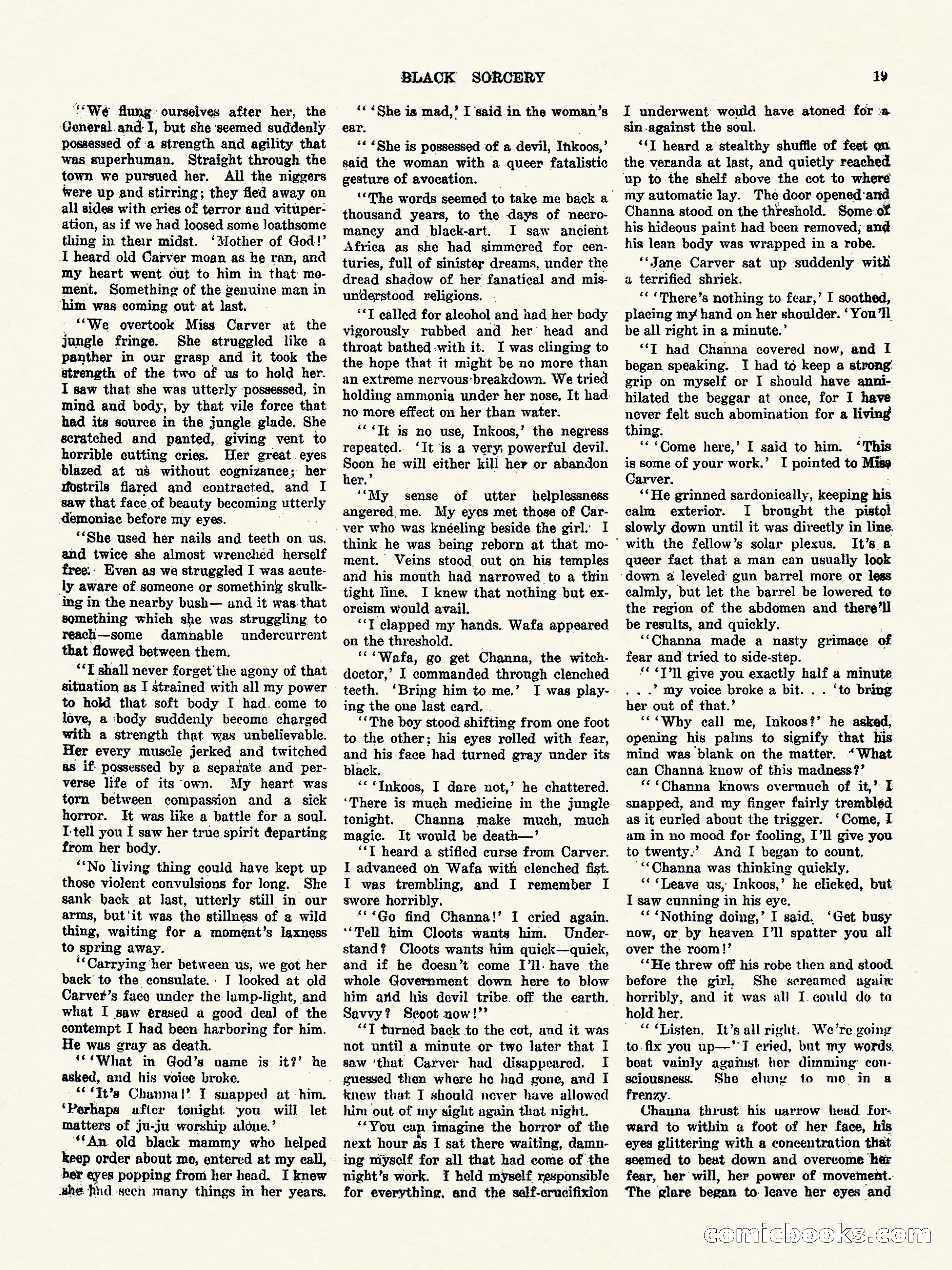 Weird Tales, Vol. 3, No. 1 — page 20 of 98