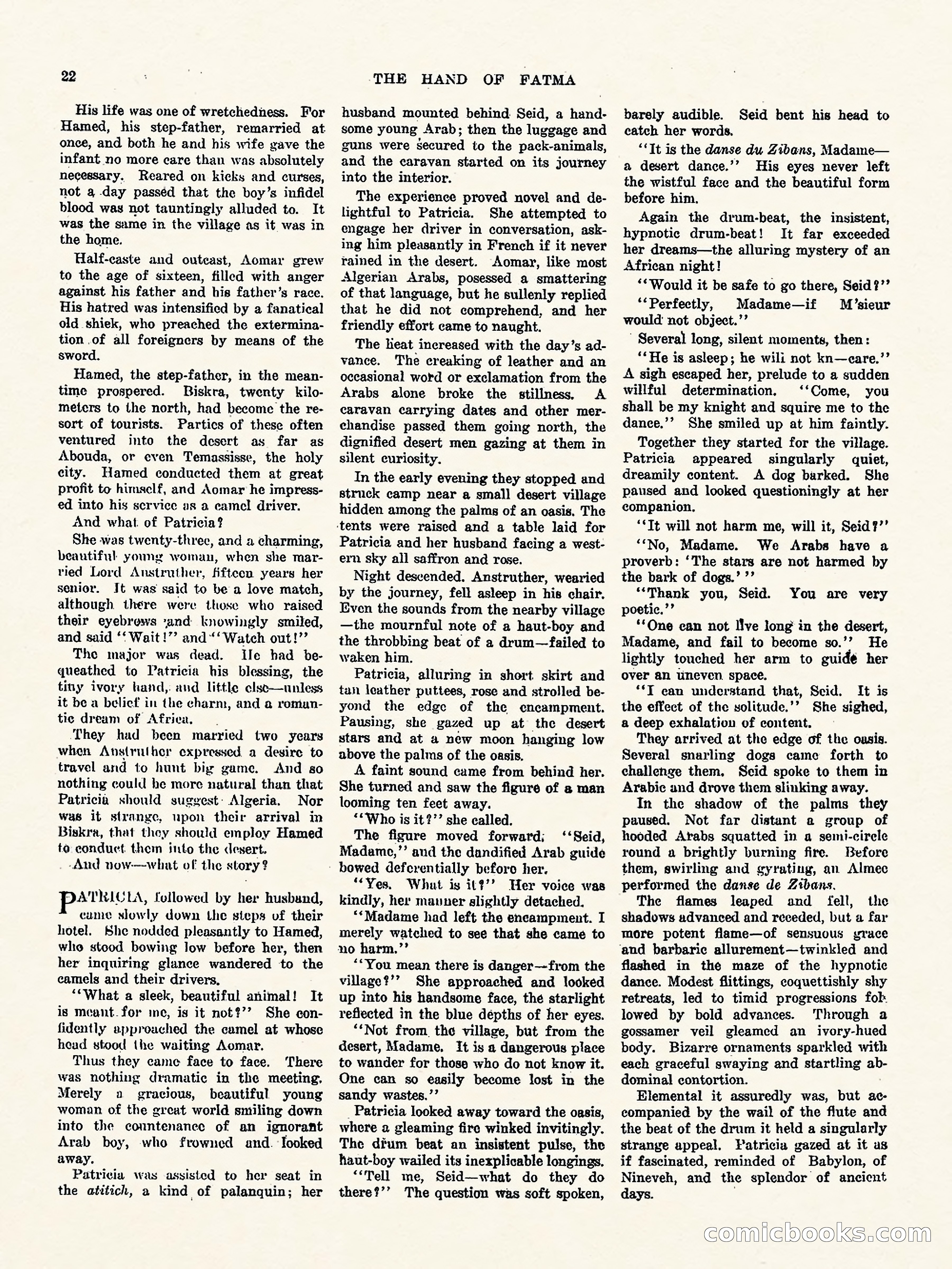 Weird Tales, Vol. 3, No. 1 — page 23 of 98