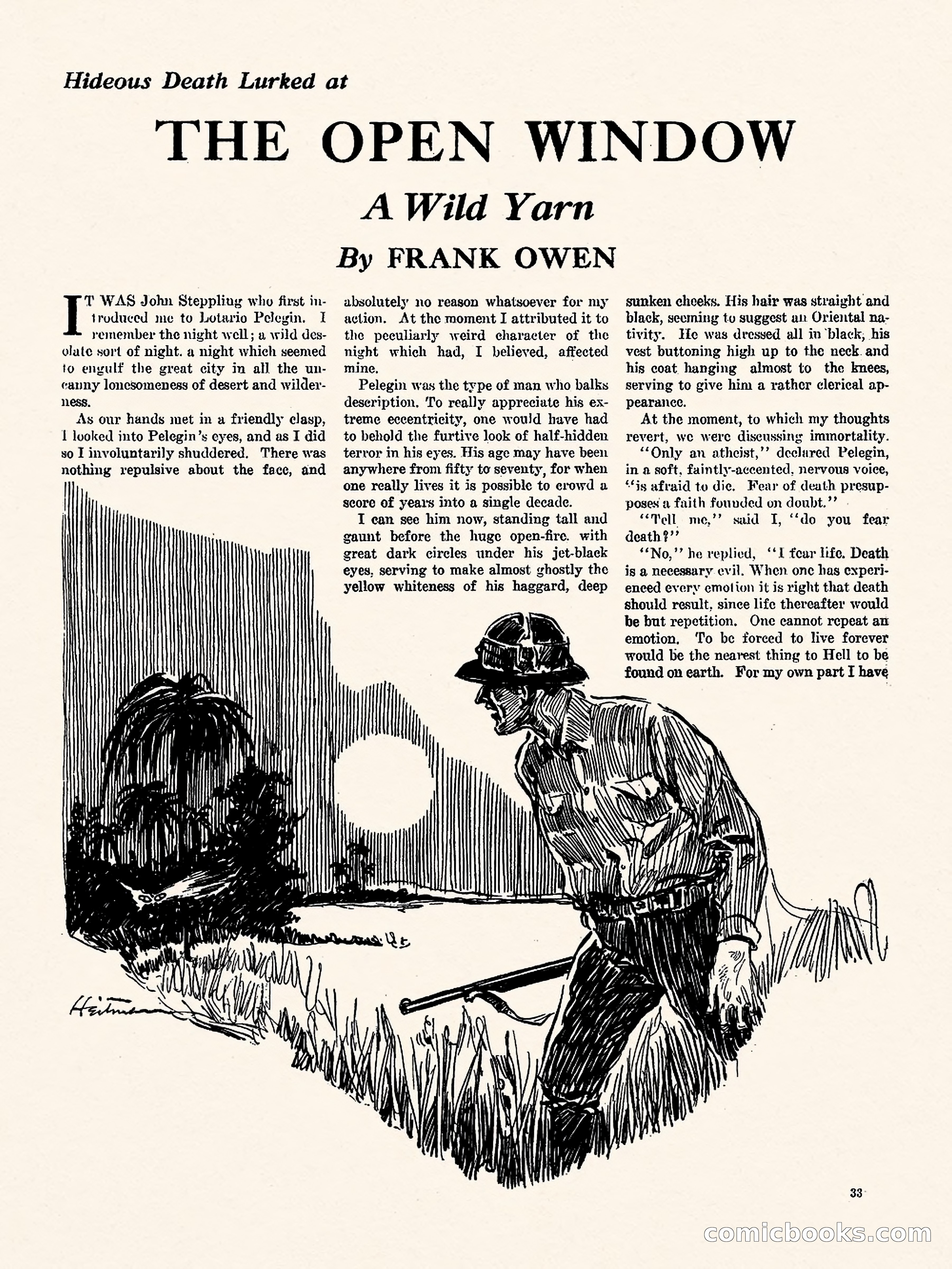 Weird Tales, Vol. 3, No. 1 — page 34 of 98