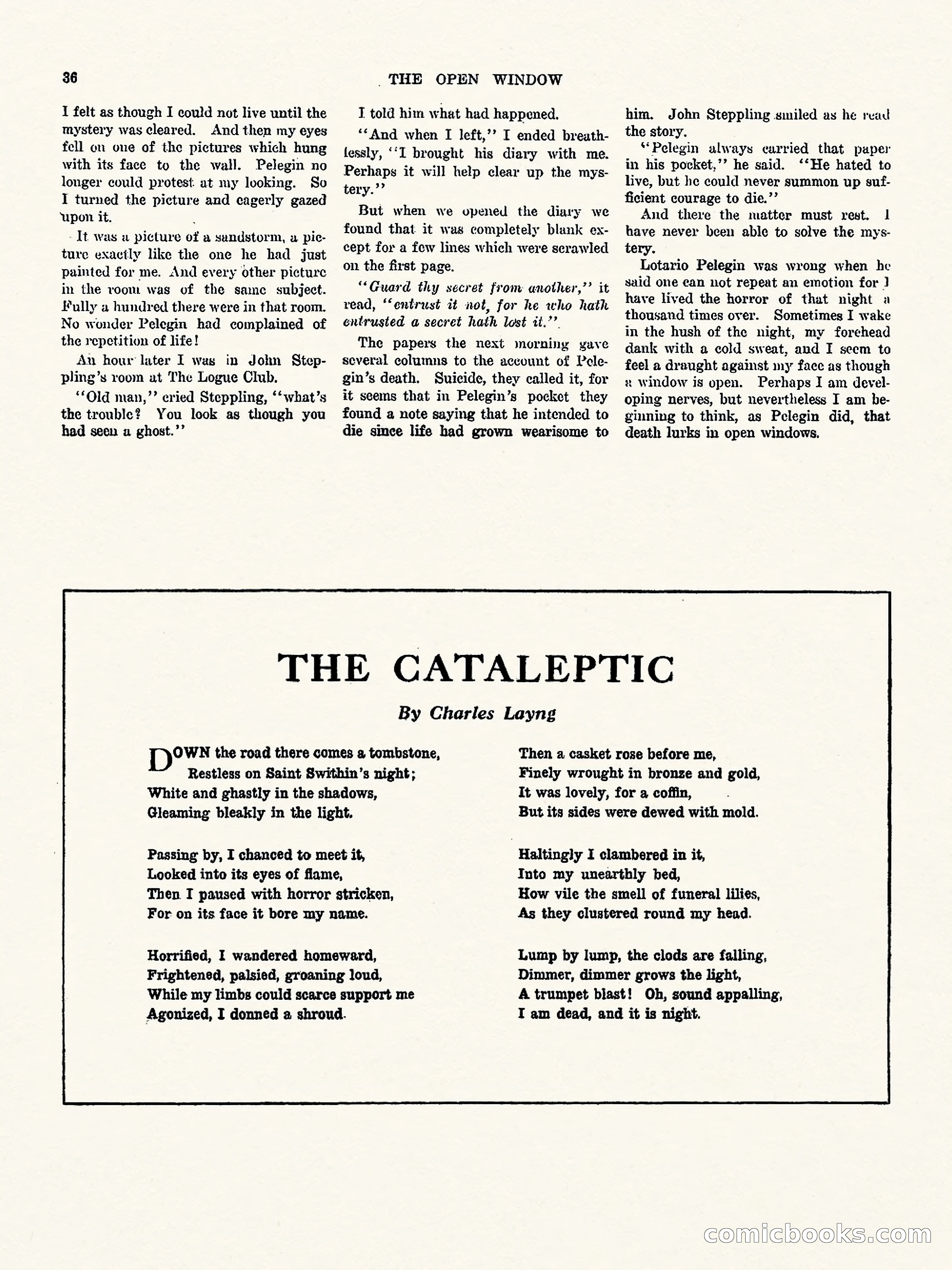 Weird Tales, Vol. 3, No. 1 — page 37 of 98