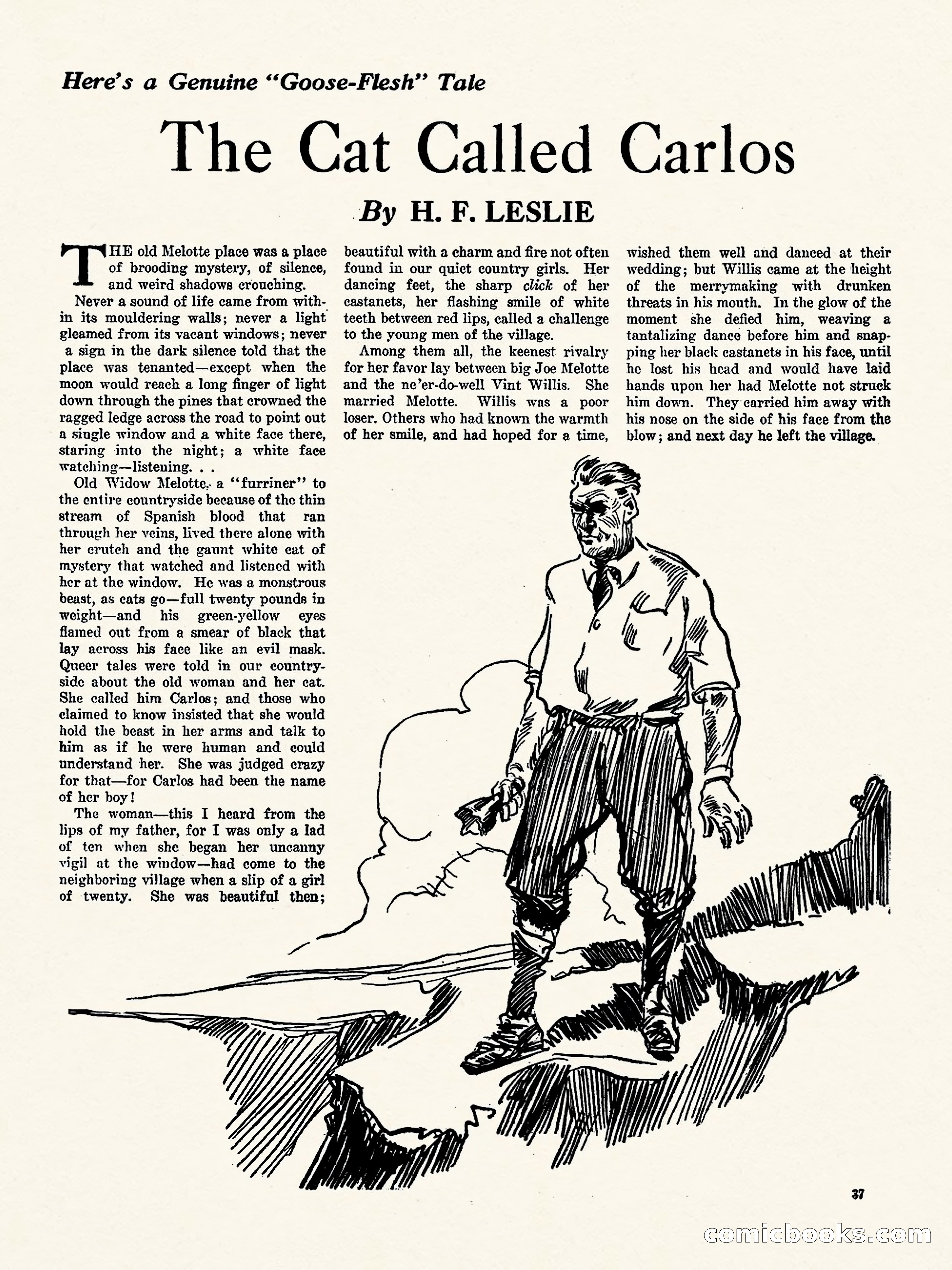 Weird Tales, Vol. 3, No. 1 — page 38 of 98