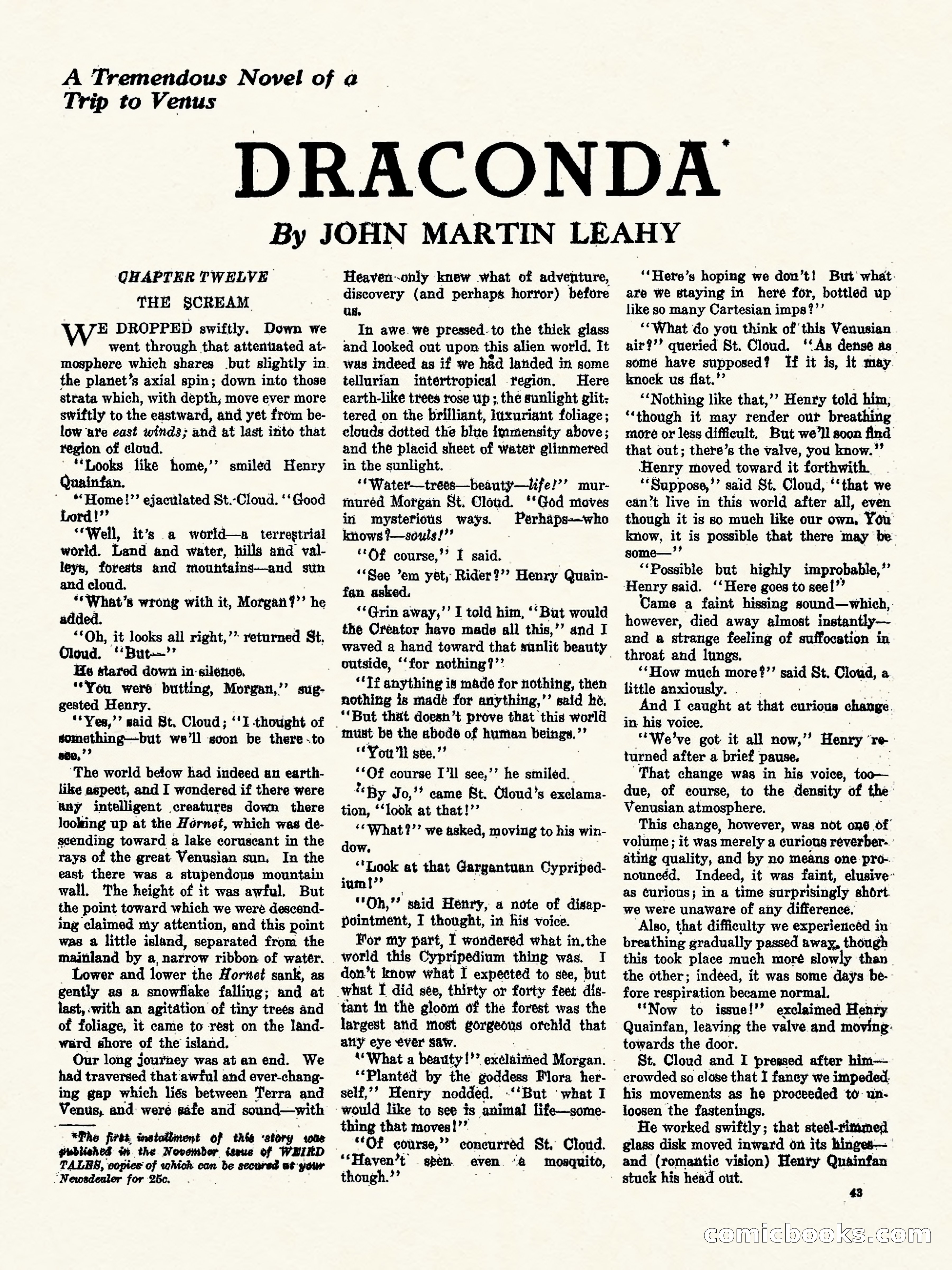 Weird Tales, Vol. 3, No. 1 — page 44 of 98
