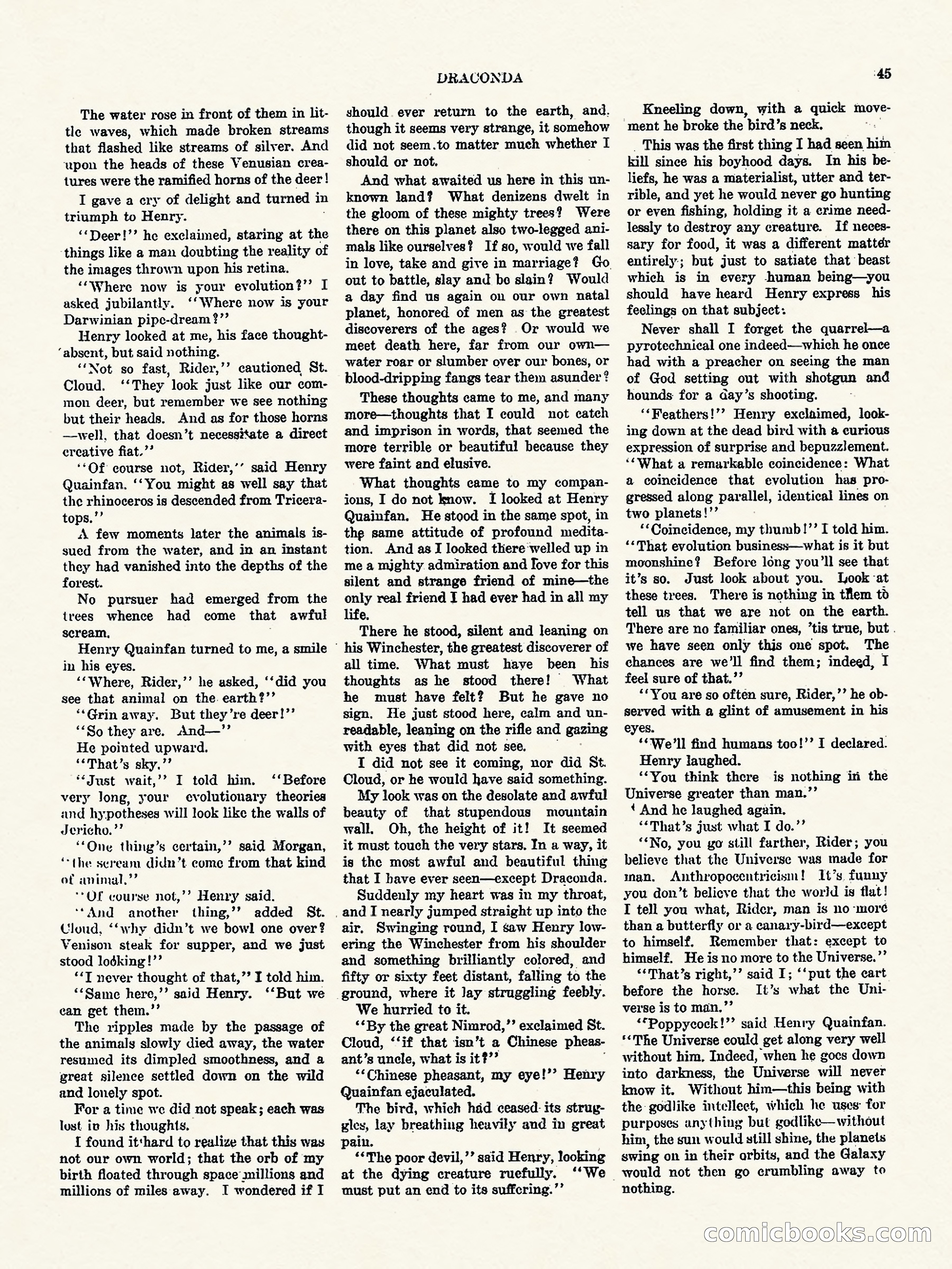 Weird Tales, Vol. 3, No. 1 — page 46 of 98