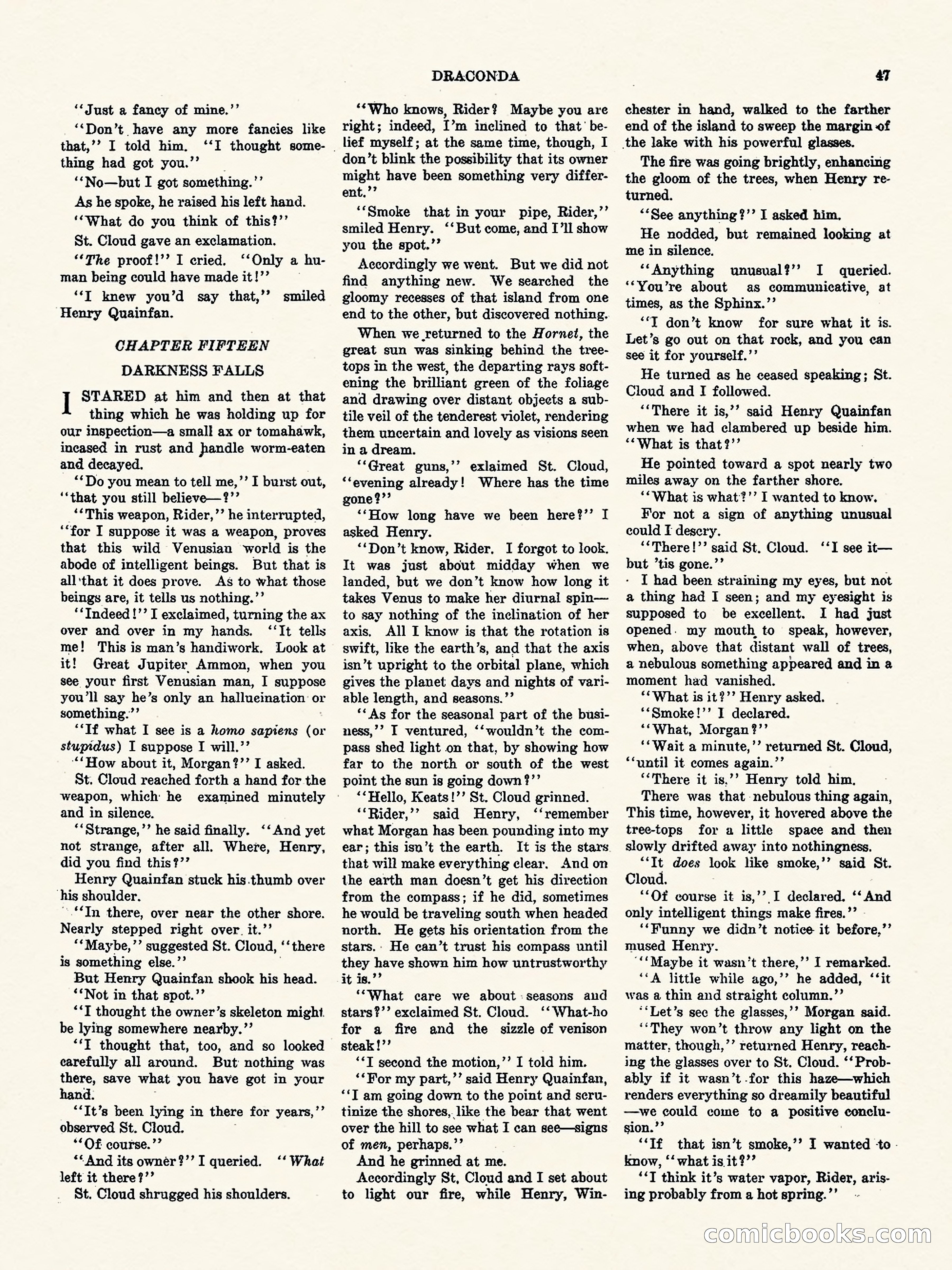Weird Tales, Vol. 3, No. 1 — page 48 of 98