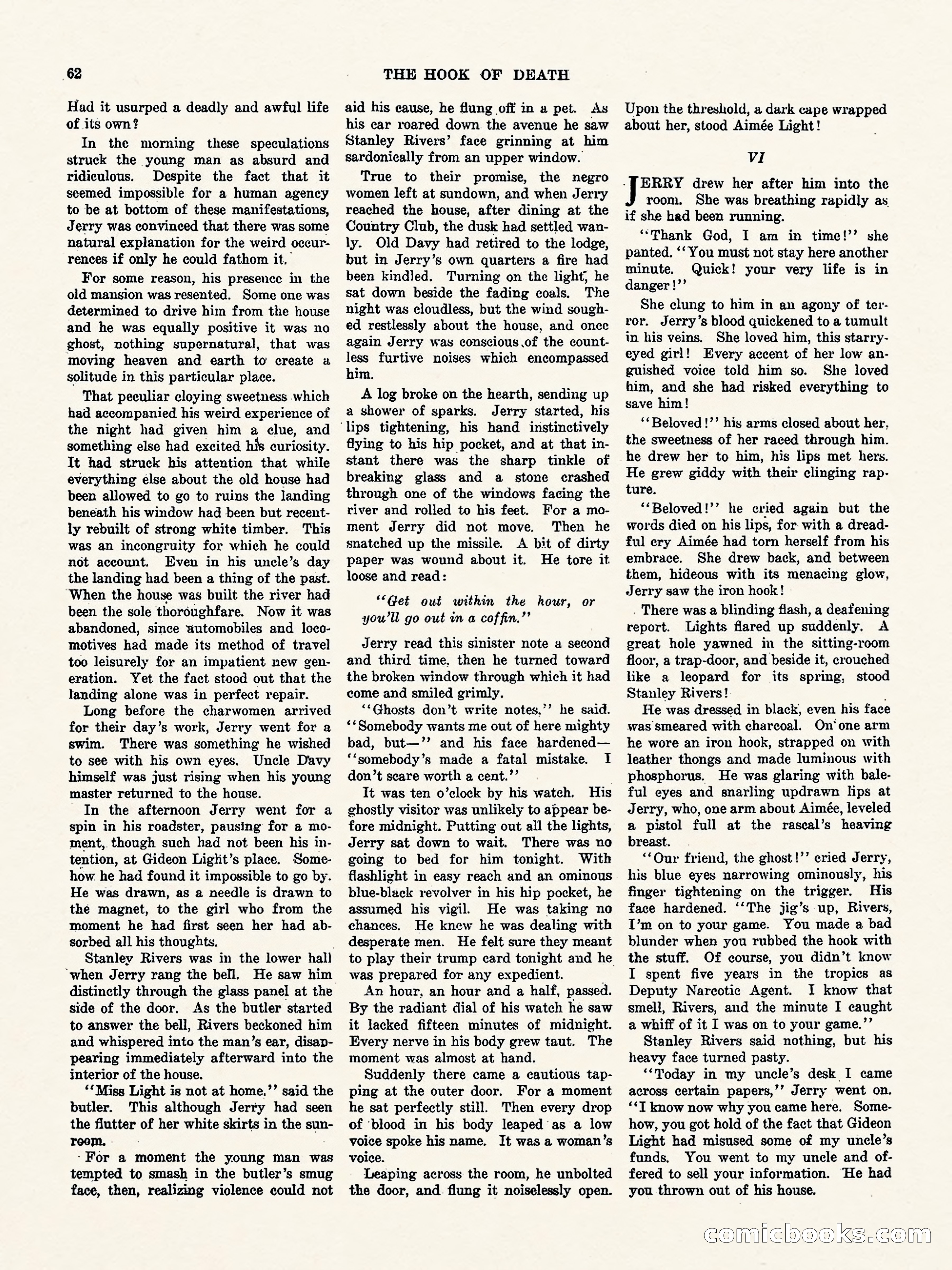 Weird Tales, Vol. 3, No. 1 — page 63 of 98