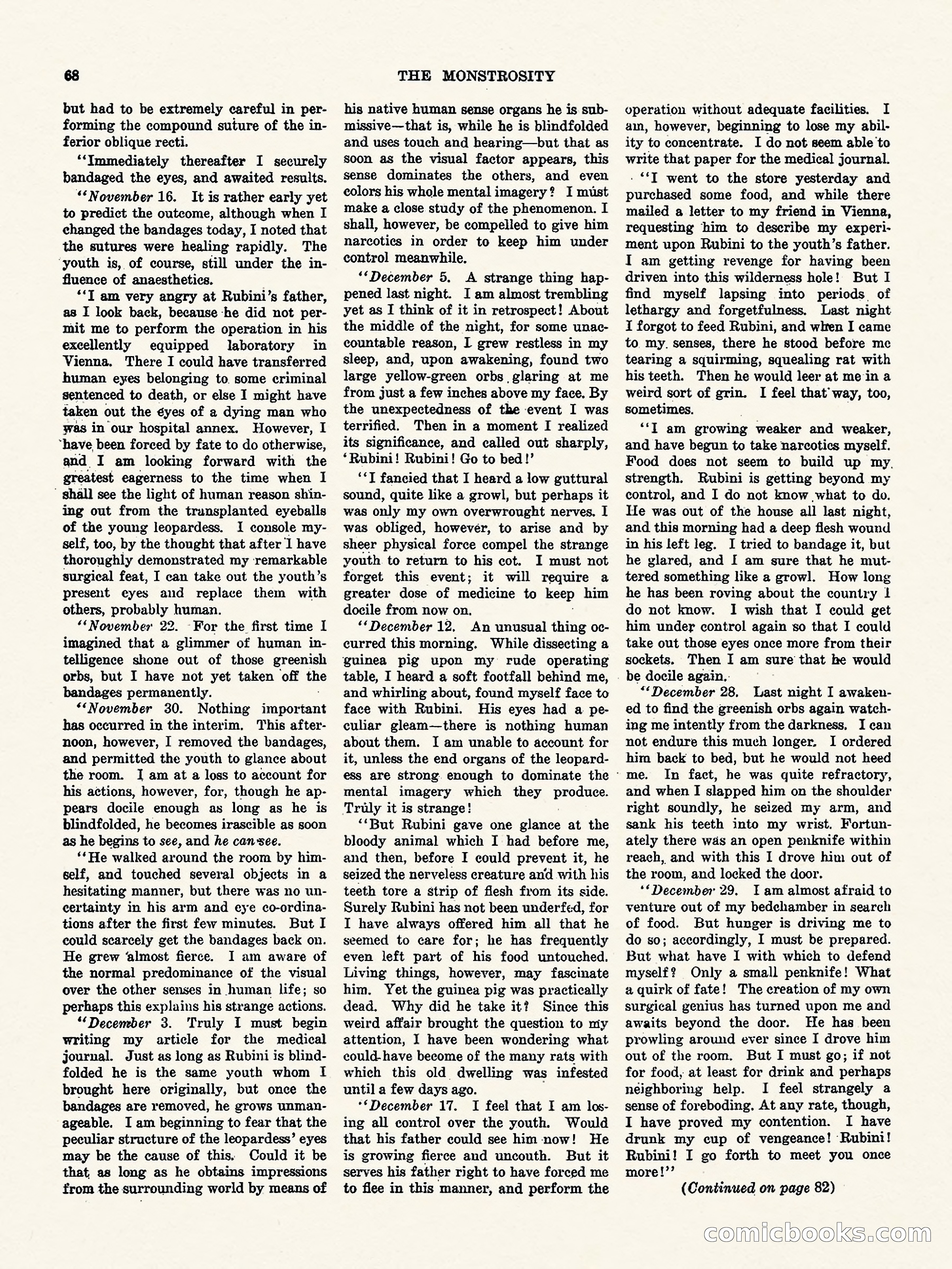 Weird Tales, Vol. 3, No. 1 — page 69 of 98