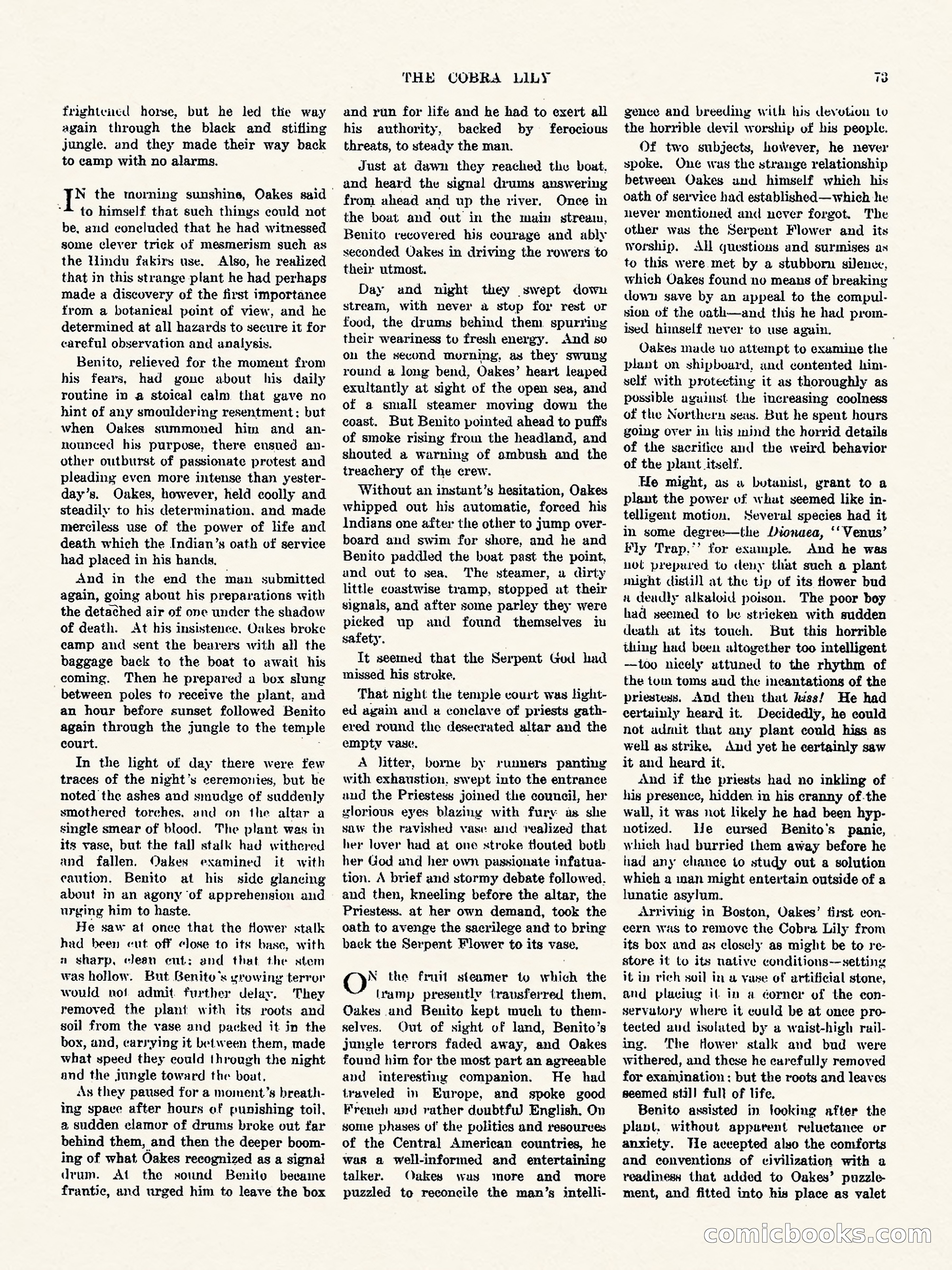 Weird Tales, Vol. 3, No. 1 — page 74 of 98