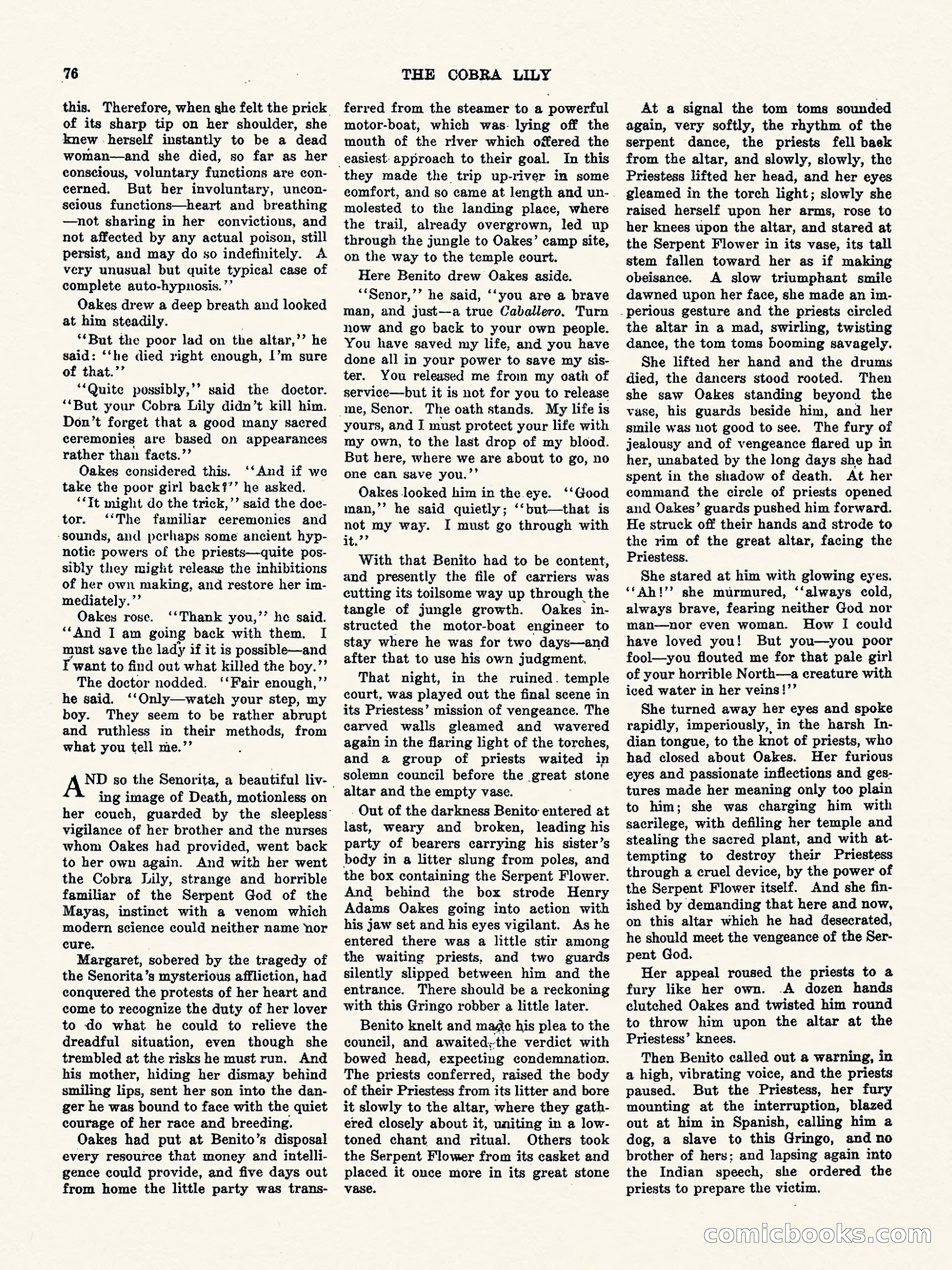 Weird Tales, Vol. 3, No. 1 — page 77 of 98