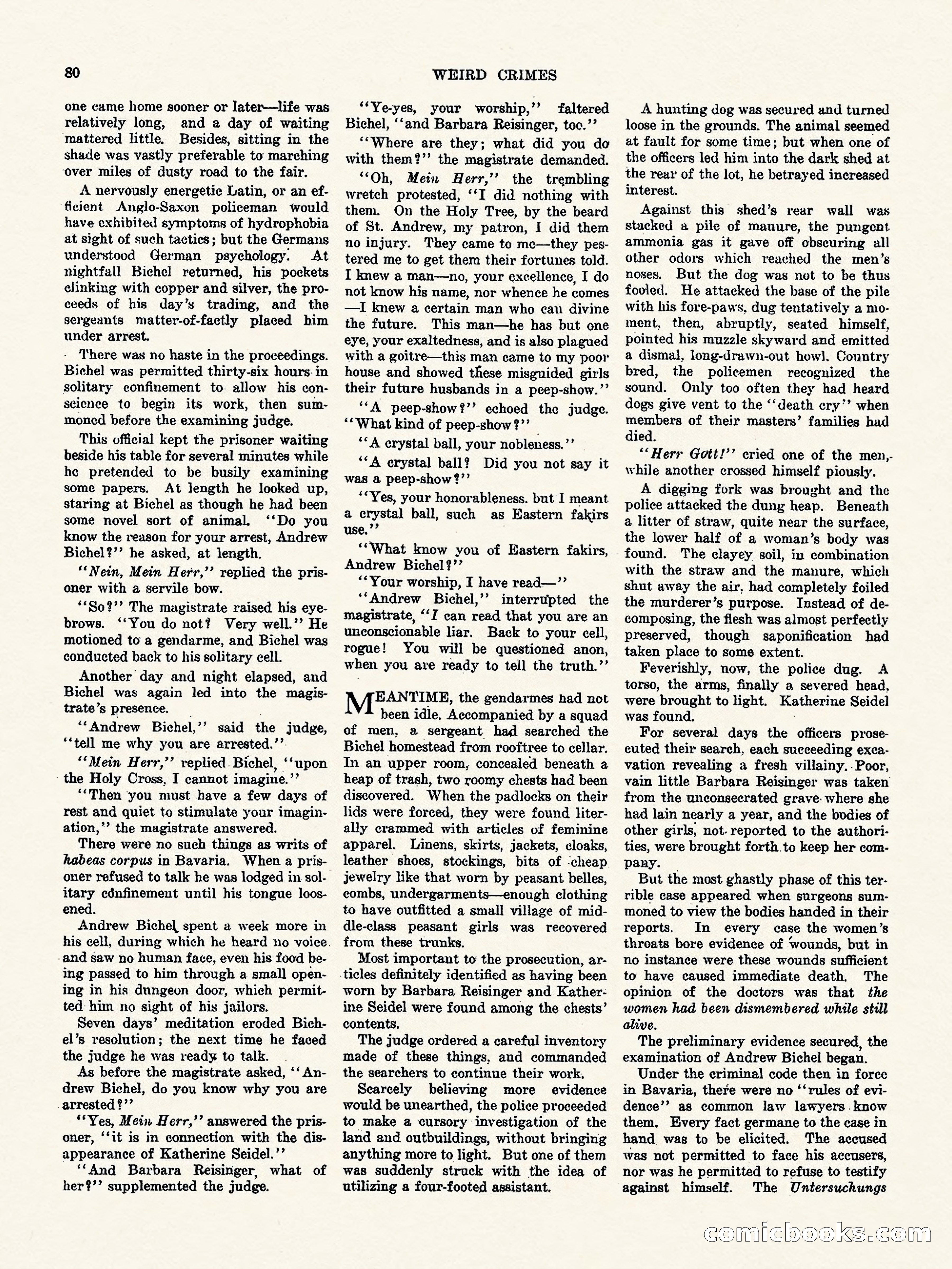 Weird Tales, Vol. 3, No. 1 — page 81 of 98