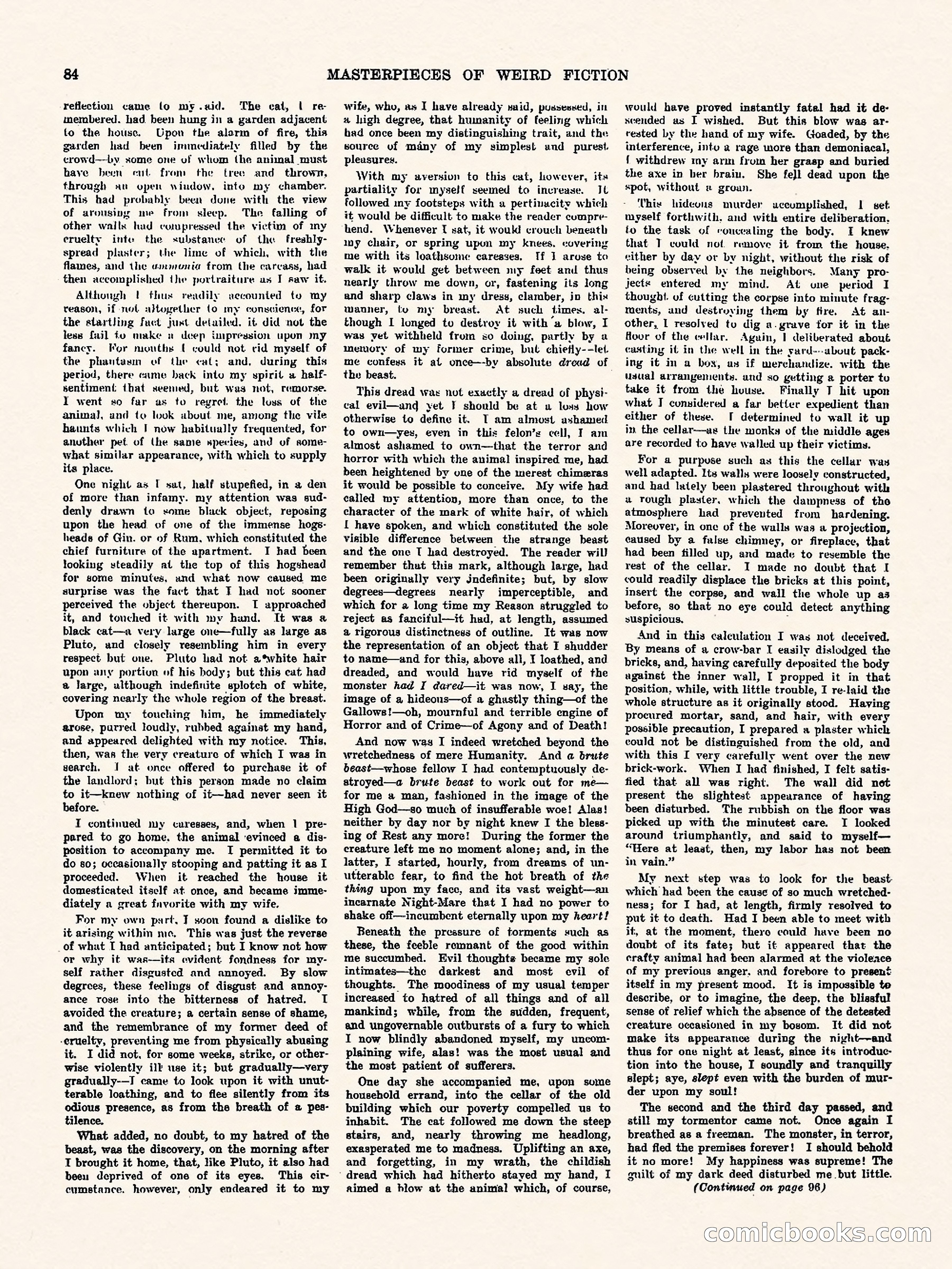 Weird Tales, Vol. 3, No. 1 — page 85 of 98
