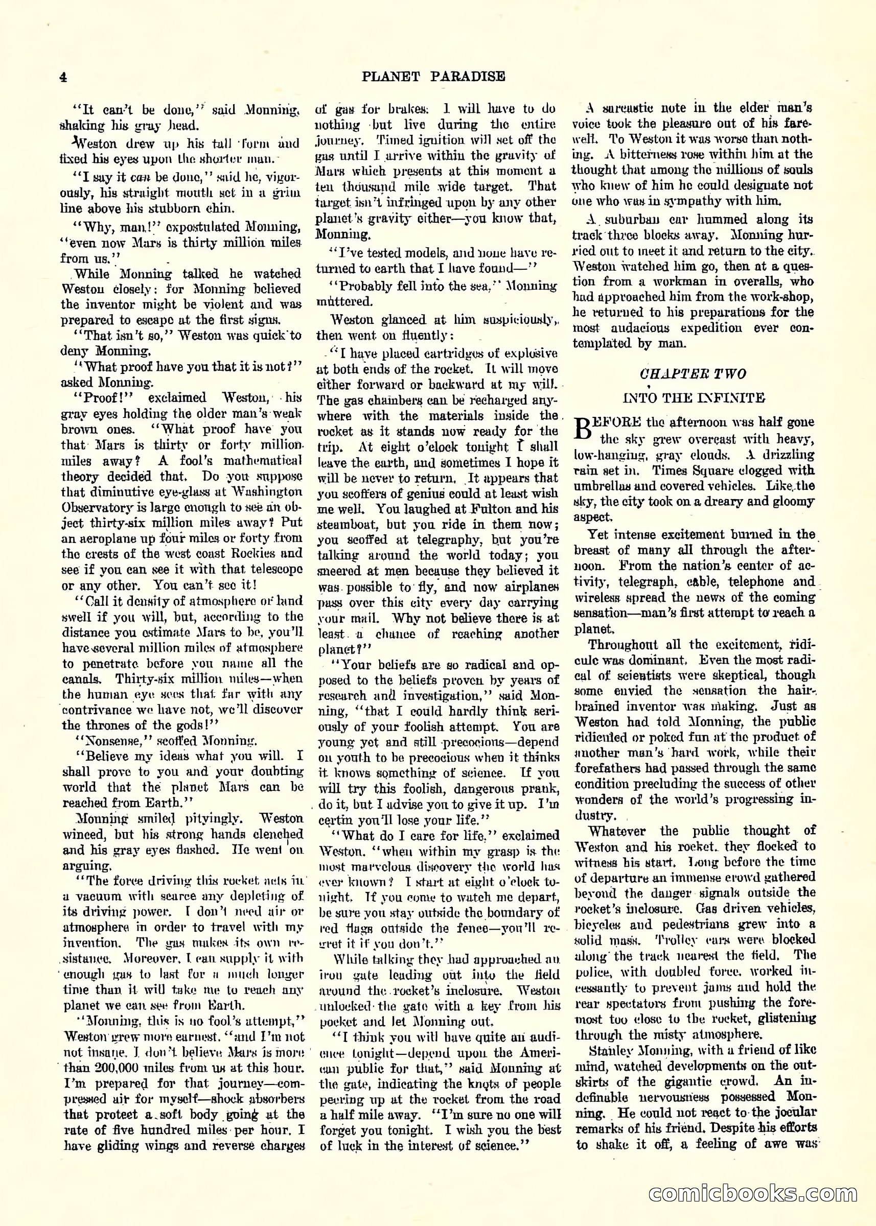 Weird Tales, Vol. 3, No. 2 — page 5 of 98