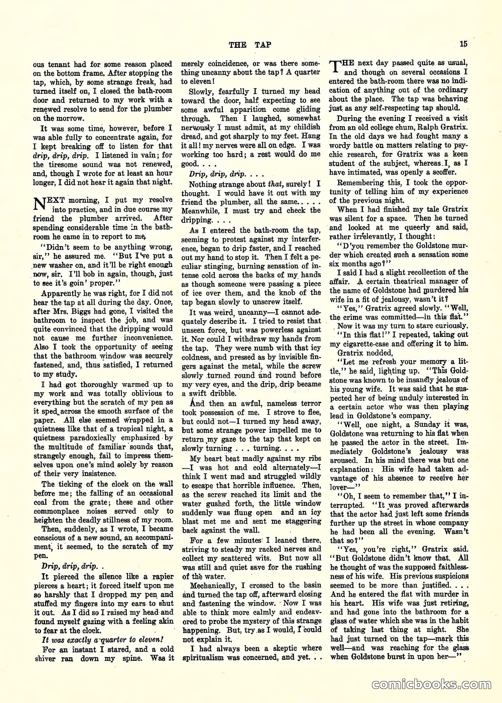 Weird Tales, Vol. 3, No. 2 — page 16 of 98
