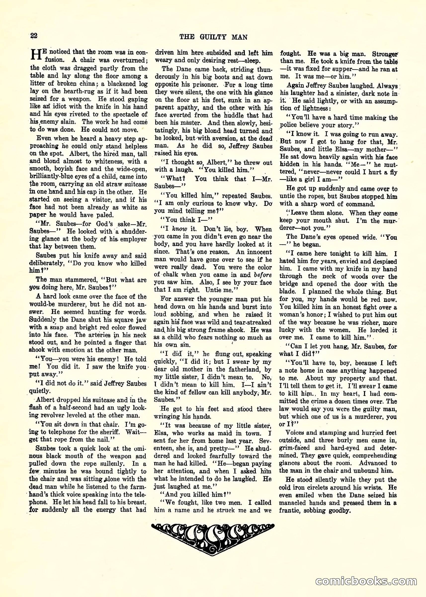 Weird Tales, Vol. 3, No. 2 — page 23 of 98