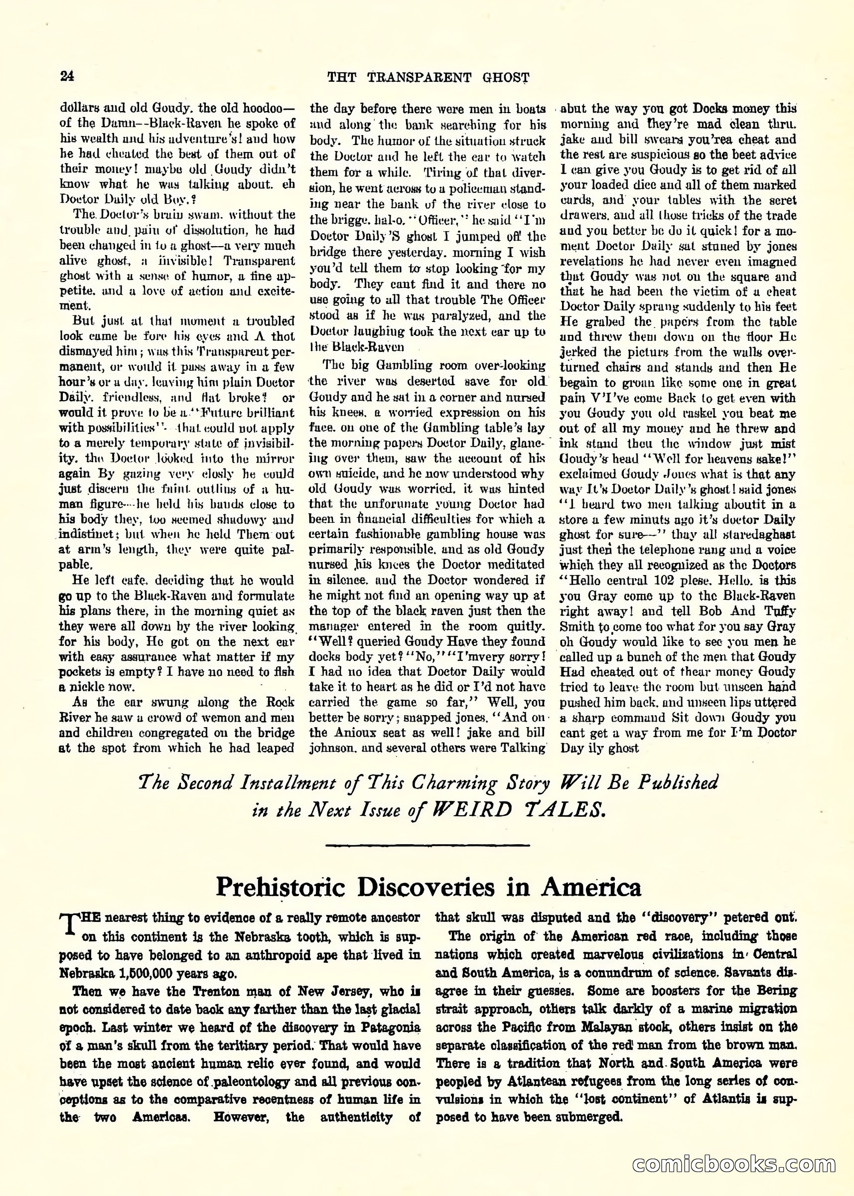 Weird Tales, Vol. 3, No. 2 — page 25 of 98