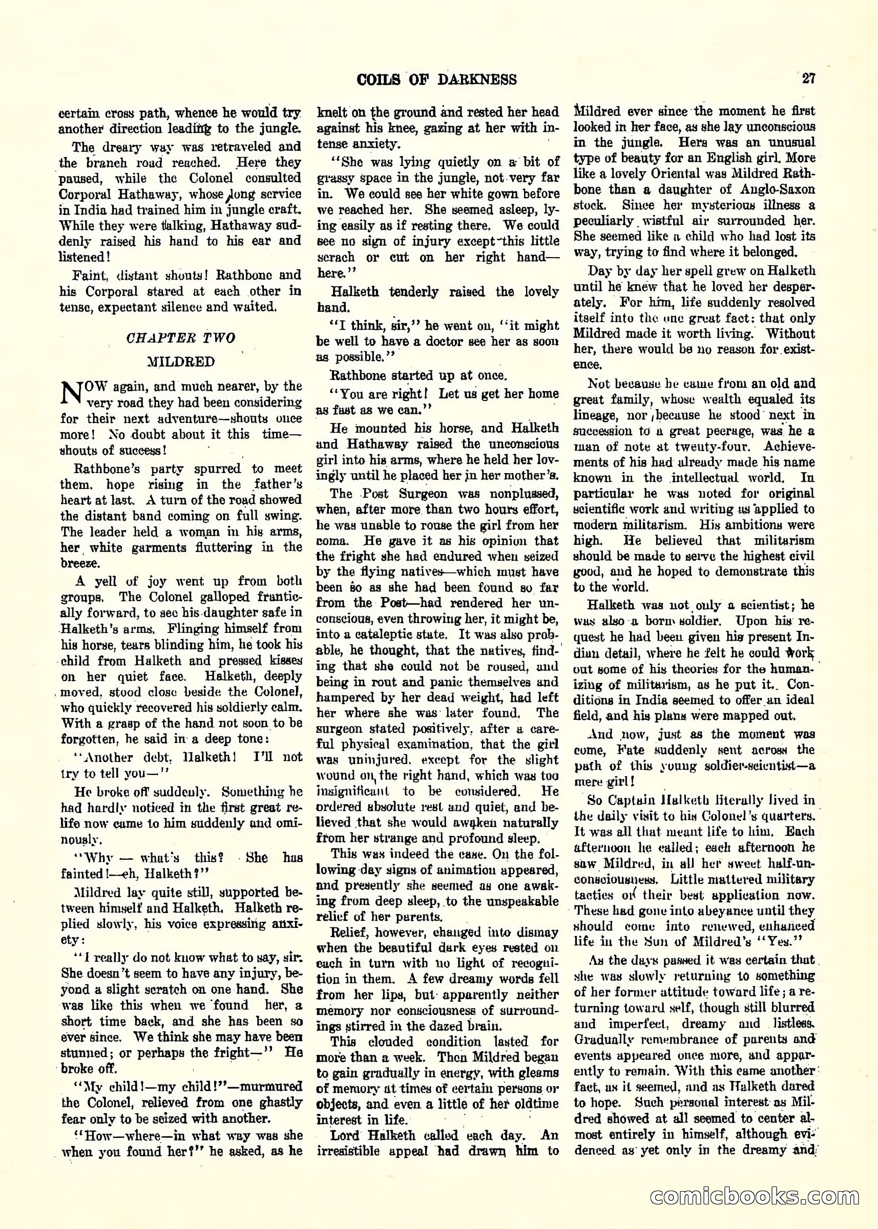 Weird Tales, Vol. 3, No. 2 — page 28 of 98