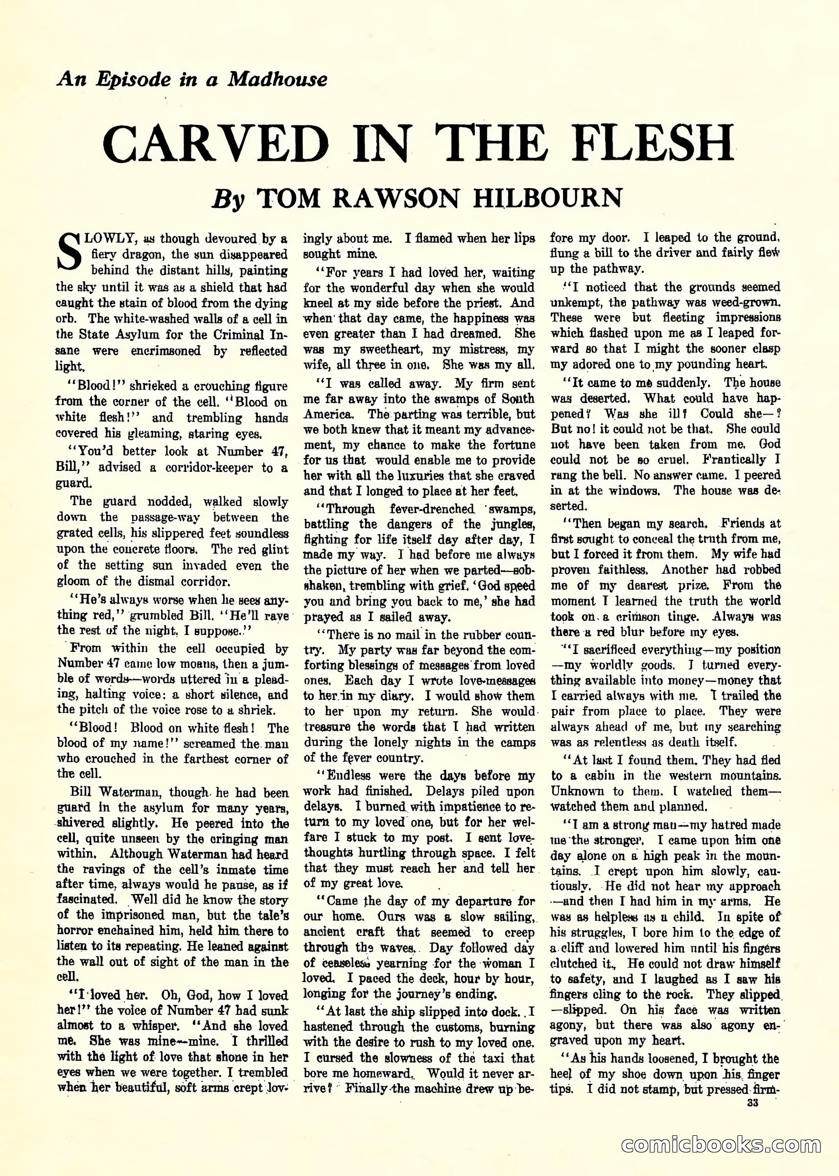 Weird Tales, Vol. 3, No. 2 — page 34 of 98