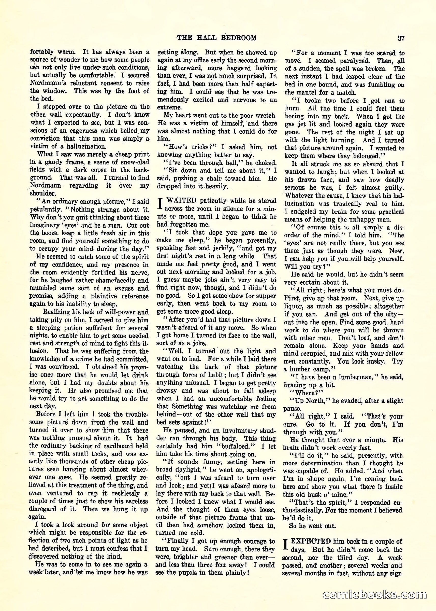 Weird Tales, Vol. 3, No. 2 — page 38 of 98