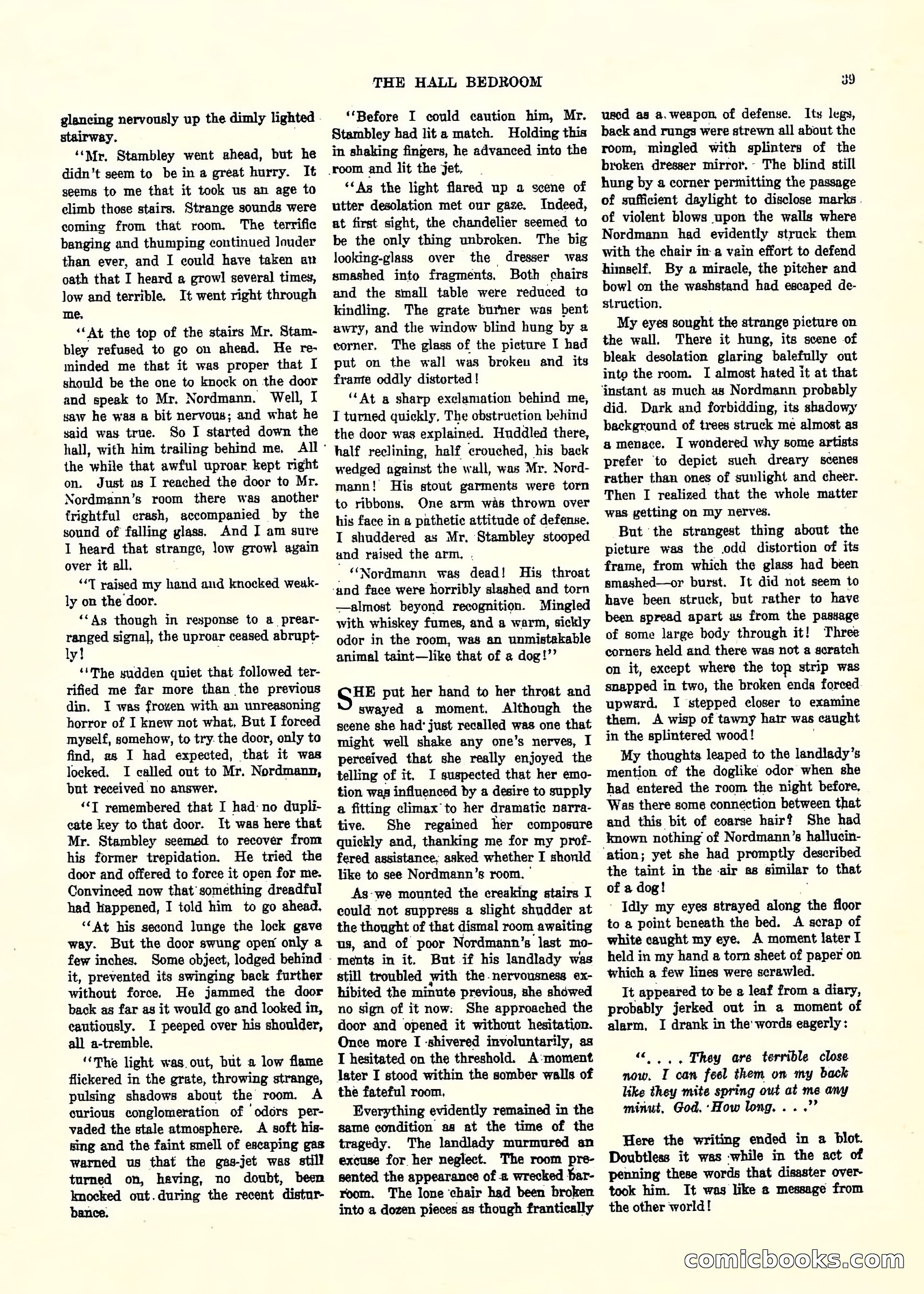 Weird Tales, Vol. 3, No. 2 — page 40 of 98